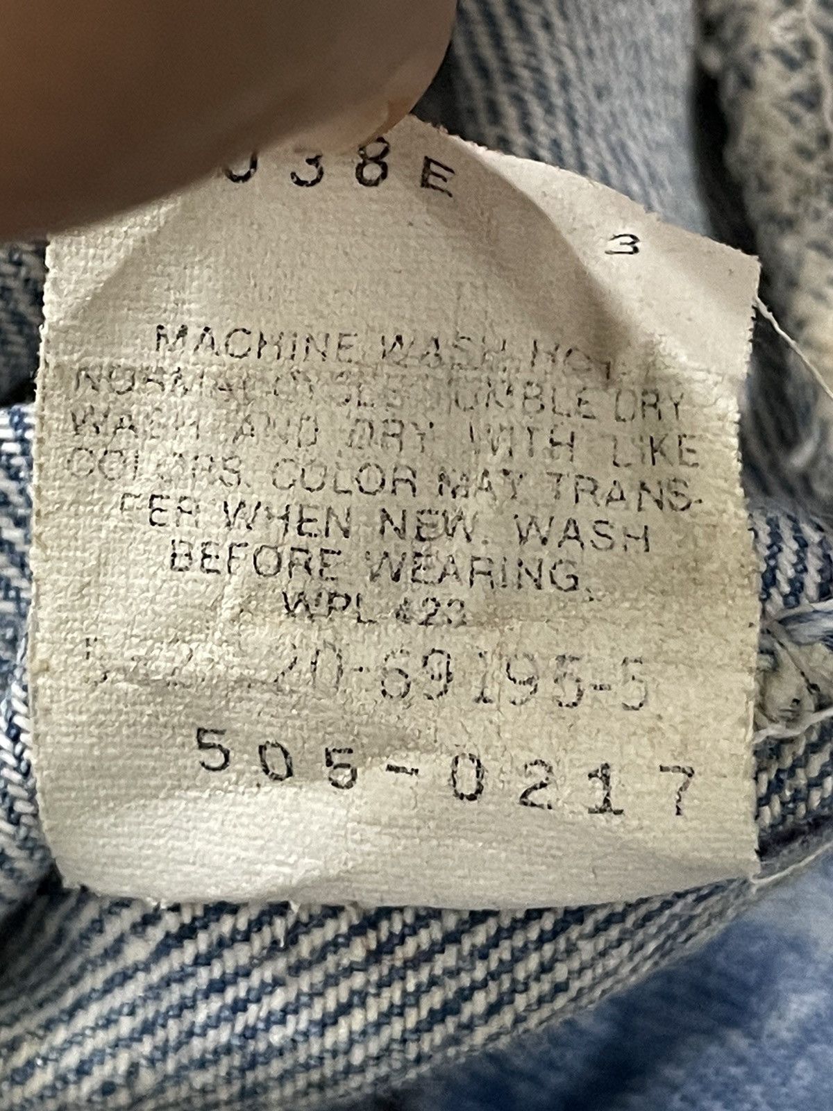 If Six Was Nine Vintage Levis 505 USA Thread Leg Pants (AD13) Size US 31 - 23 Thumbnail