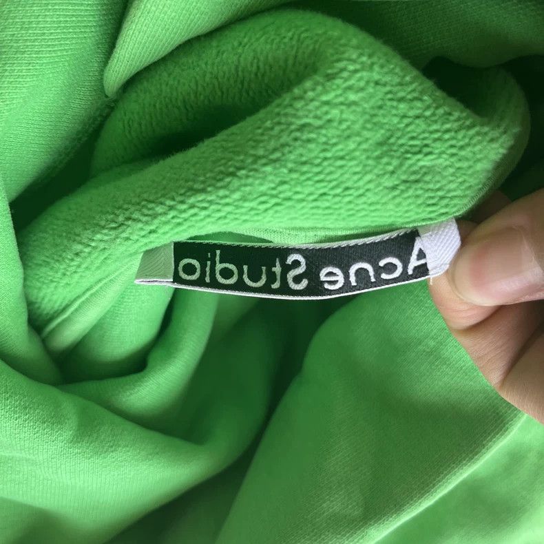 Acne Studios A bottle of green hooded sweatshirt