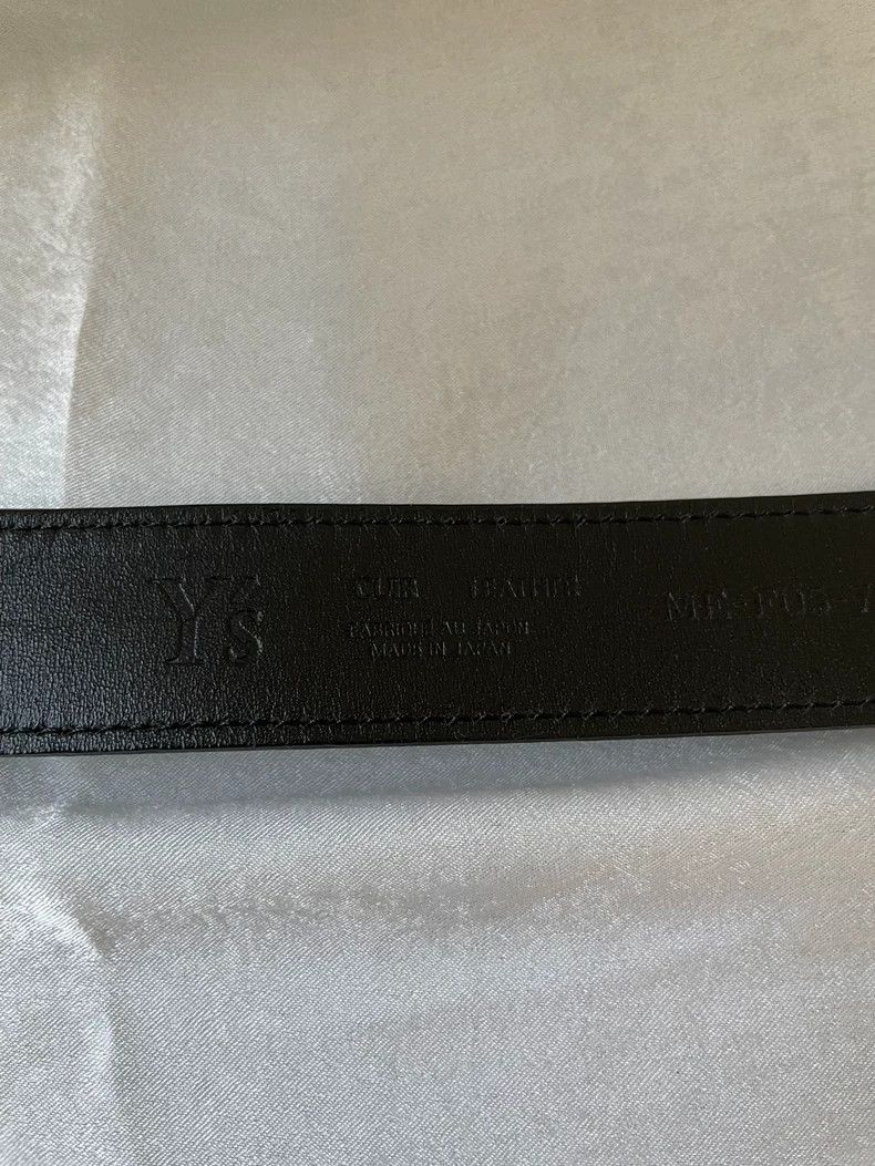 Yohji Yamamoto Yohji Yamamoto Leather calfskin leather belt Size ONE SIZE - 4 Thumbnail
