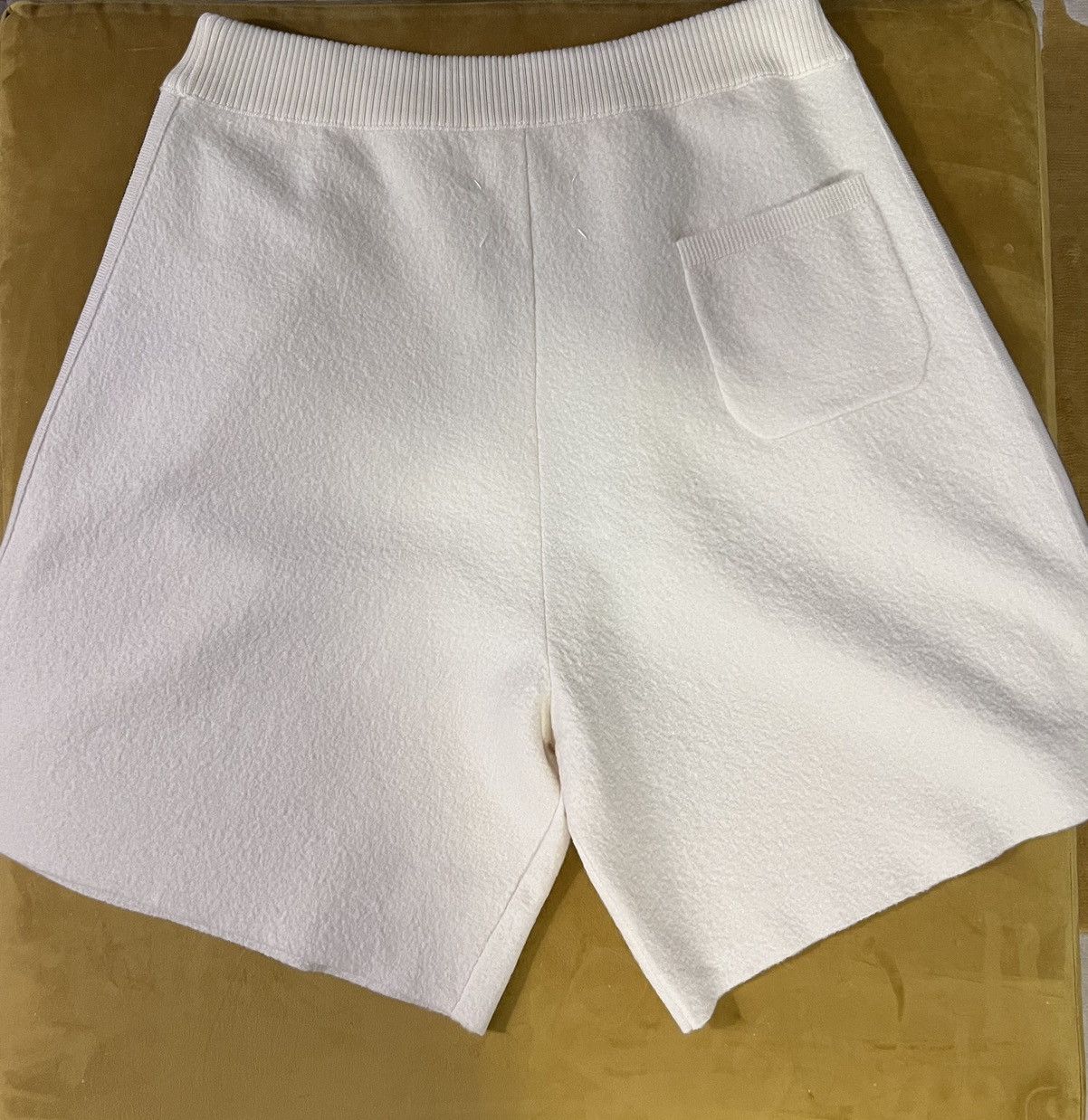Maison Margiela $1.1K Line 10 cream wool-felt shorts, M (US32–35 waist) Size US 34 / EU 50 - 12 Thumbnail