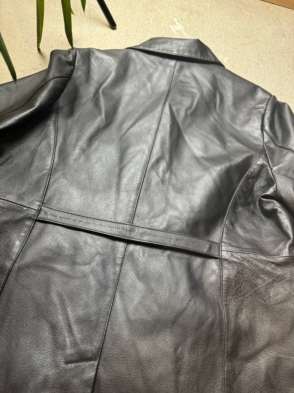 Designer × Vintage Vintage Leather Jacket For women black with pockets Size M / US 6-8 / IT 42-44 - 9 Thumbnail