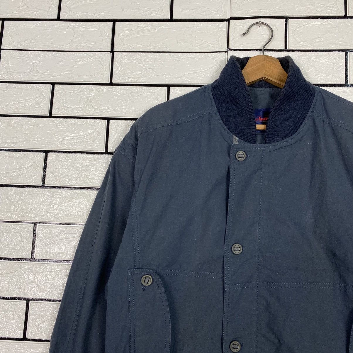 Japanese Brand 📌Vintage Bomber Jacket Fly Cacharel Bondage Design Size US L / EU 52-54 / 3 - 8 Thumbnail