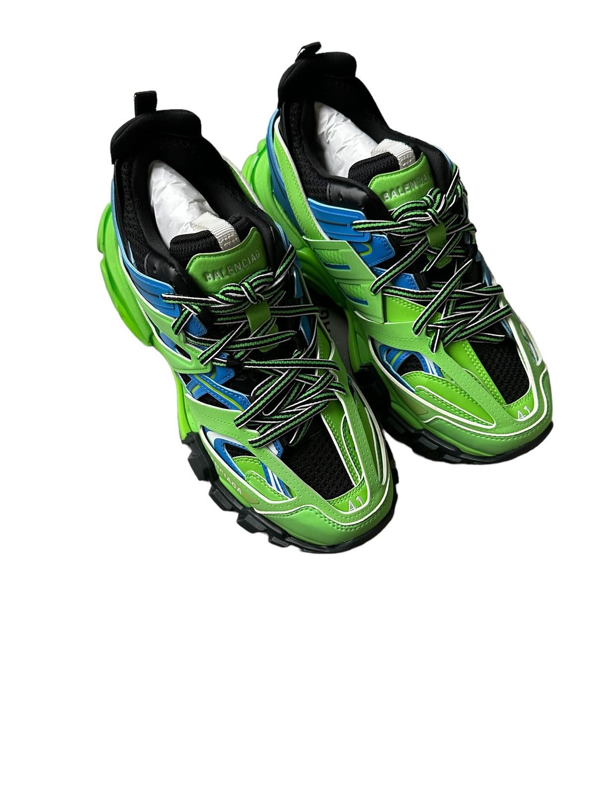 Balenciaga Balenciaga Track Green/Blue Size US 7 / EU 40 - 1 Thumbnail