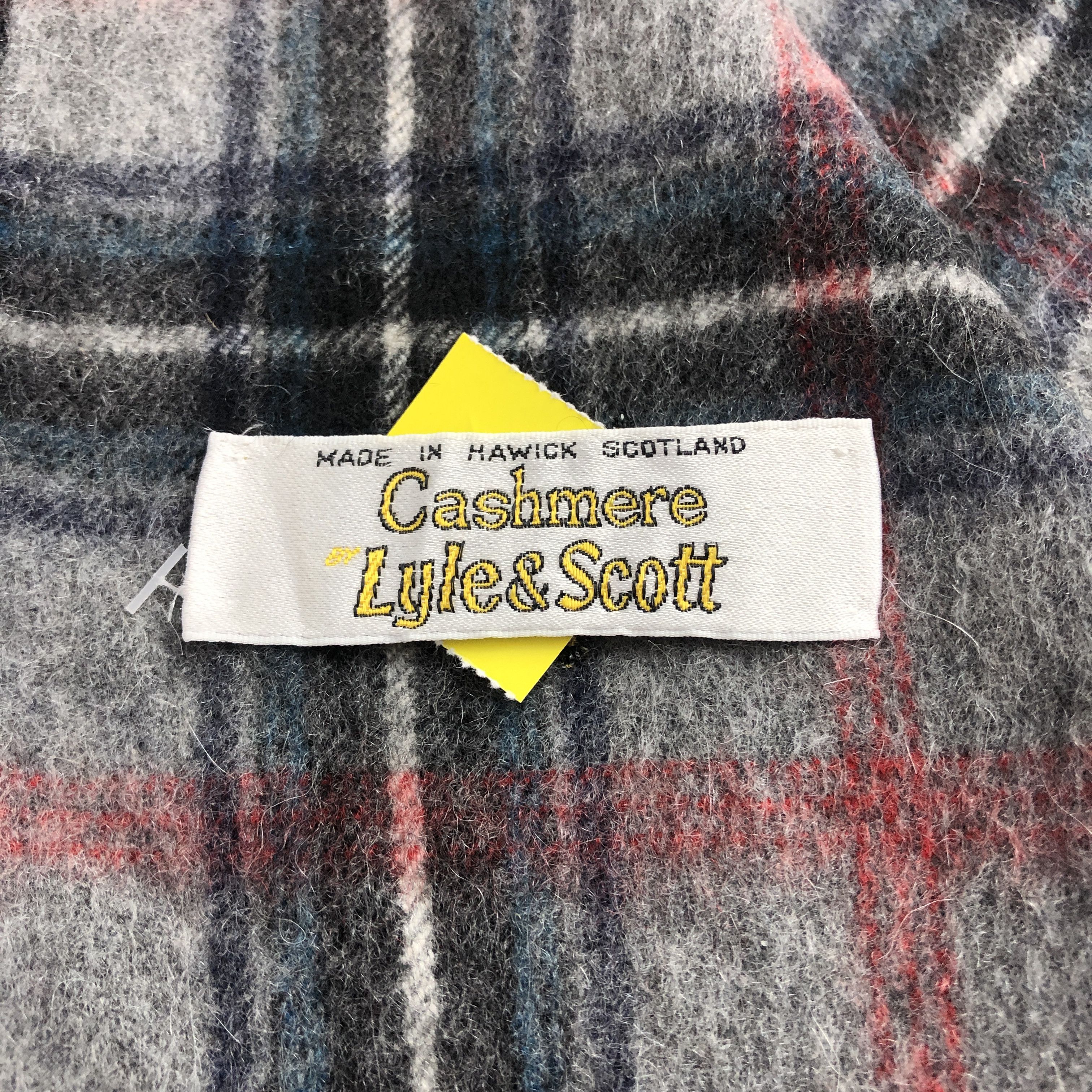 Lyle & Scott Vintage Lyle & Scott Cashmere Scarf / Muffler / Neckwear Size ONE SIZE - 5 Thumbnail