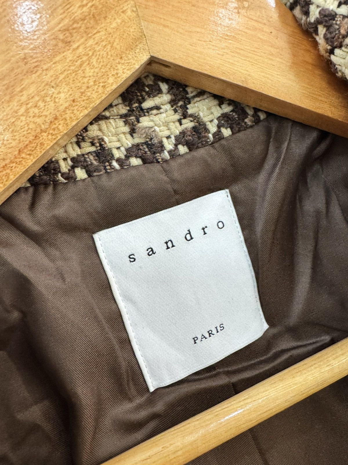Sandro Sandro Tweed Blazer Size XS / US 0-2 / IT 36-38 - 3 Thumbnail