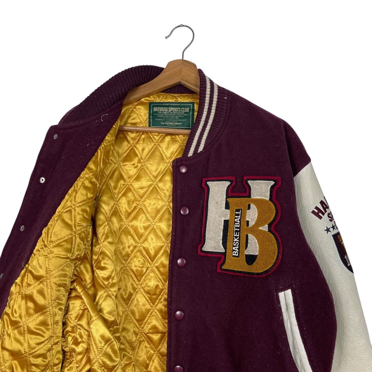 Other Vintage Harvard Sports Club Basketball Varsity Jacket Size US M / EU 48-50 / 2 - 12 Thumbnail