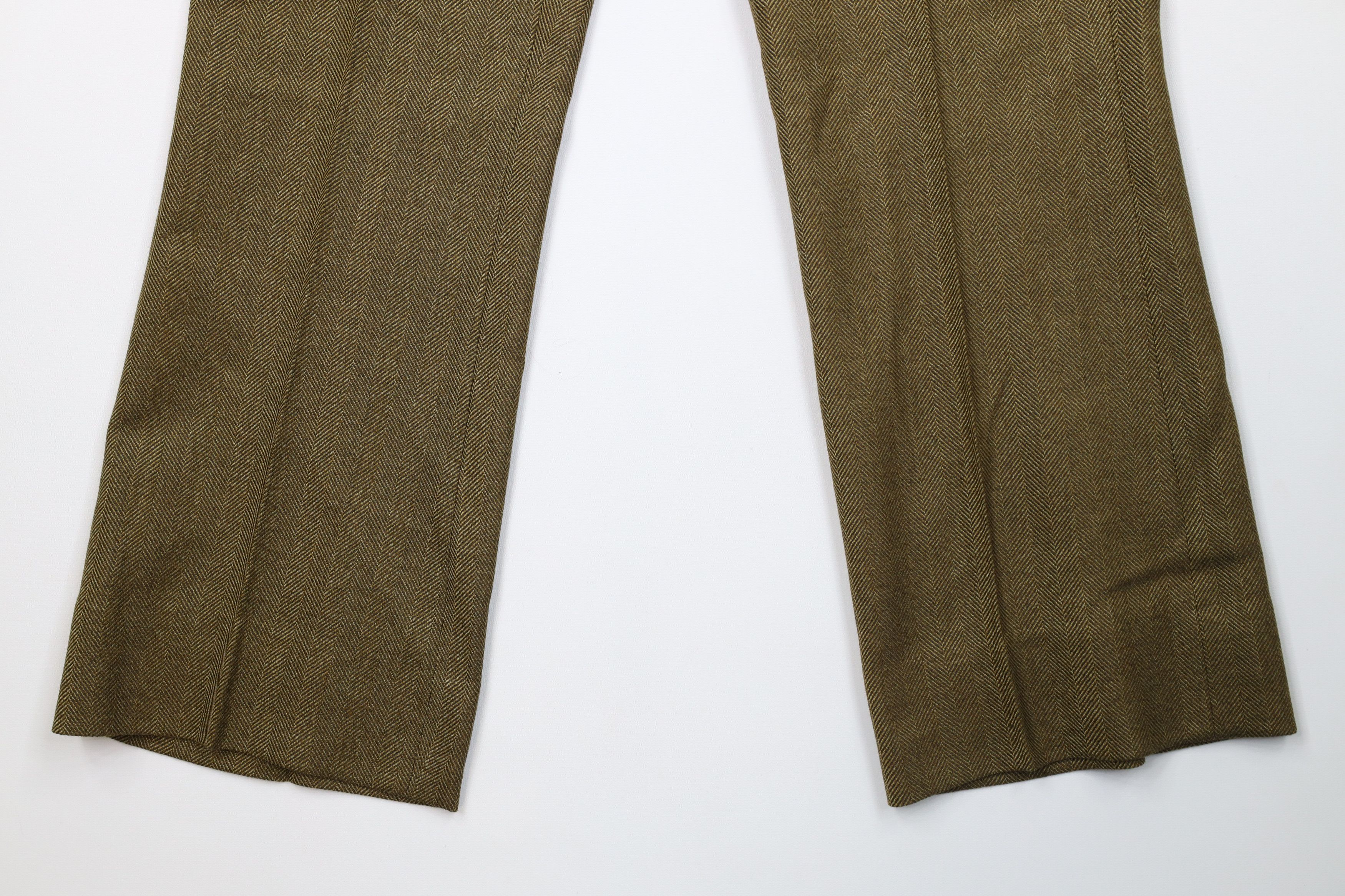 Vintage Vintage 70s Streetwear Herringbone Wide Leg Chino Pants USA Size US 30 / EU 46 - 4 Thumbnail