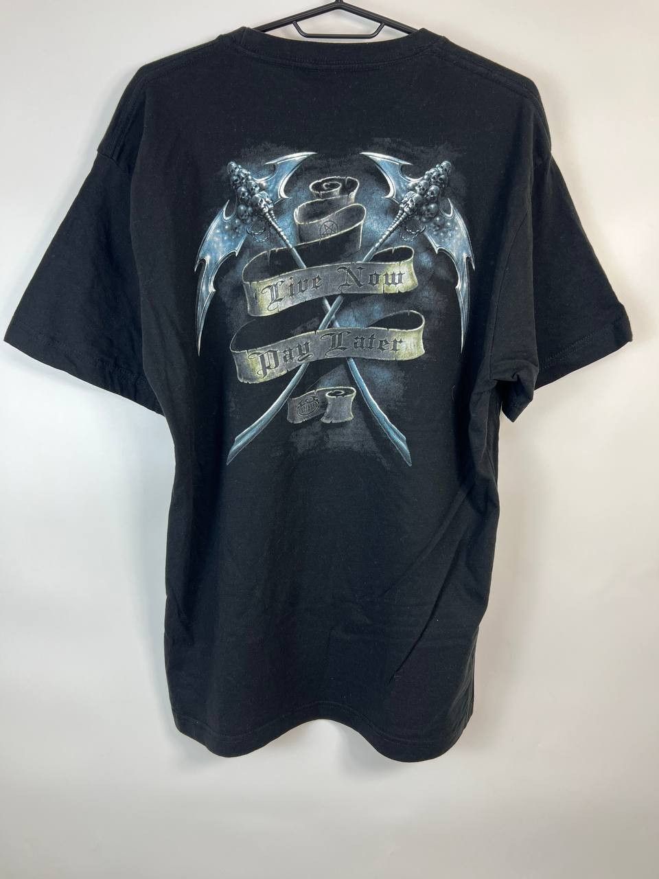 Vintage SPIRAL LIVE NOW PAY LATER GOTHIC T-SHIRT SIZE L Size US L / EU 52-54 / 3 - 4 Thumbnail