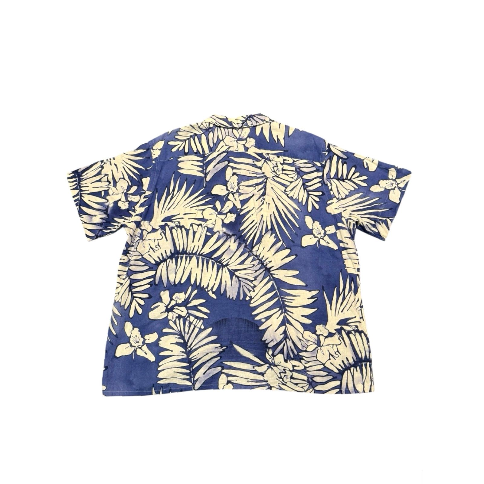 Polo Ralph Lauren VTG Polo Ralph Lauren Shirt Mens XL Blue Floral Camp Linen Blend Andy Camp Loop Shirt Size US XL / EU 56 / 4 - 7 Thumbnail