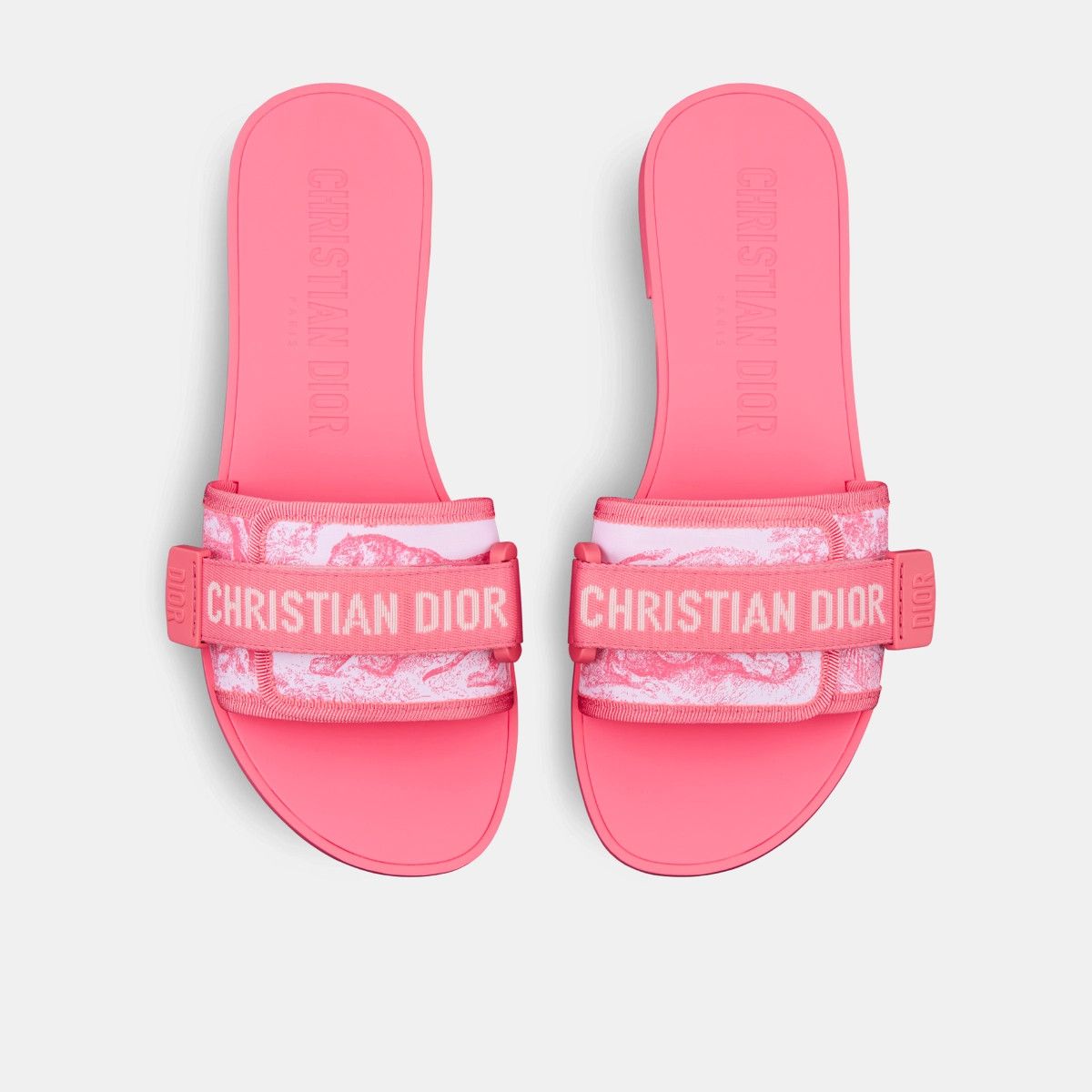 Dior o1bcso1str0226 Dioriviera Evolution Slide in Candy Pink Size US 8 / IT 38 - 3 Thumbnail