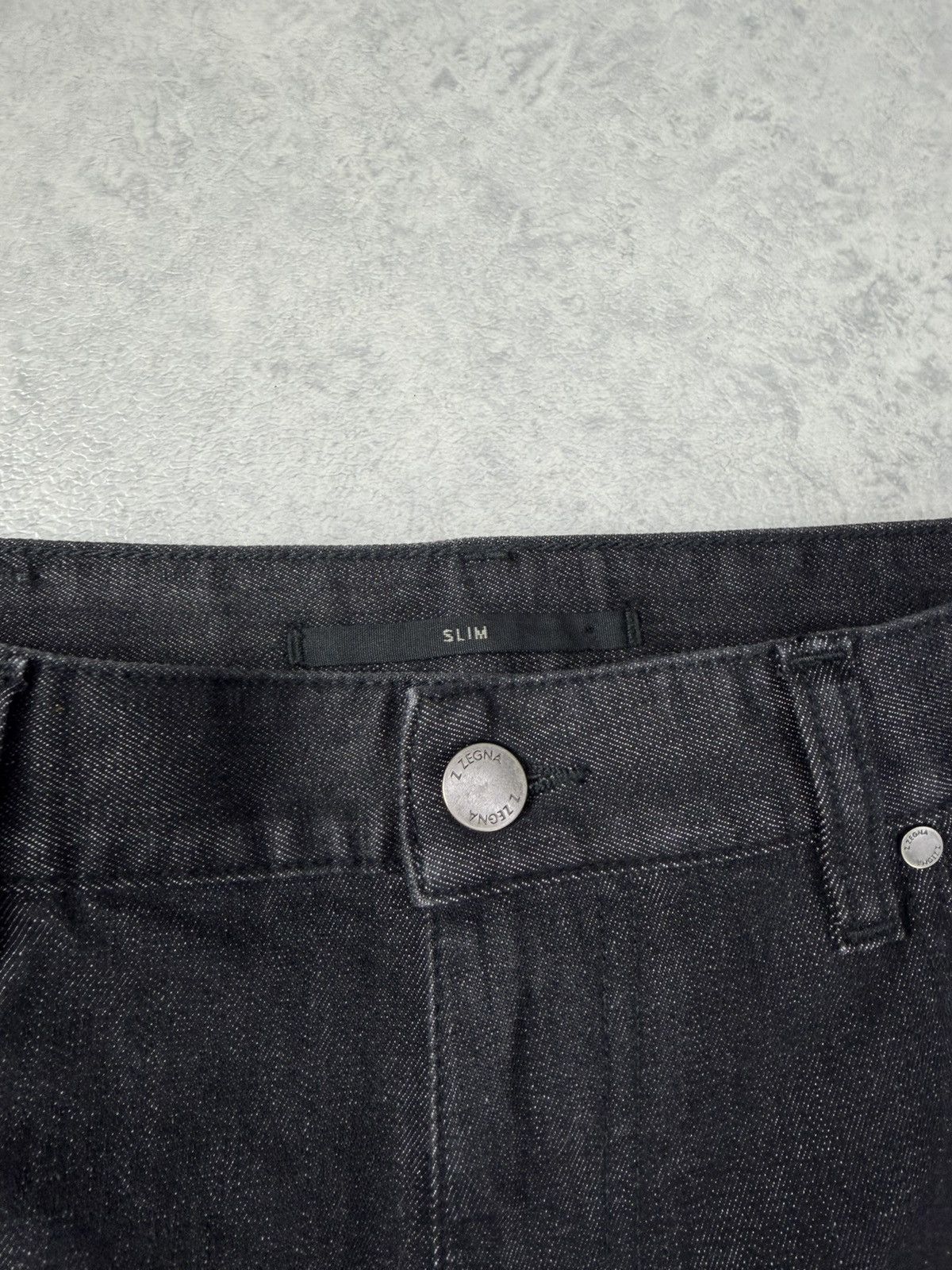 Z Zegna Z Zegna Black Denim Jeans Classic Fit W34 Size US 34 / EU 50 - 4 Thumbnail