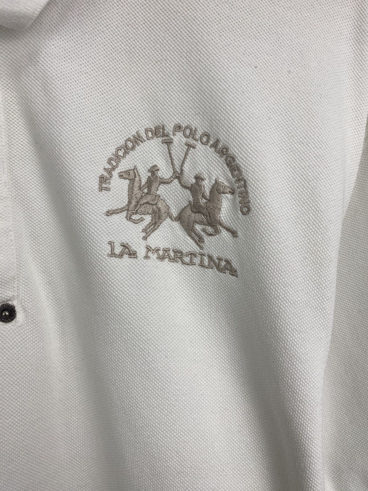 La Martina 🇦🇷 Vintage La Martina Buenos Aires Polo T-Shirt Rare Retro Size US XL / EU 56 / 4 - 4 Thumbnail