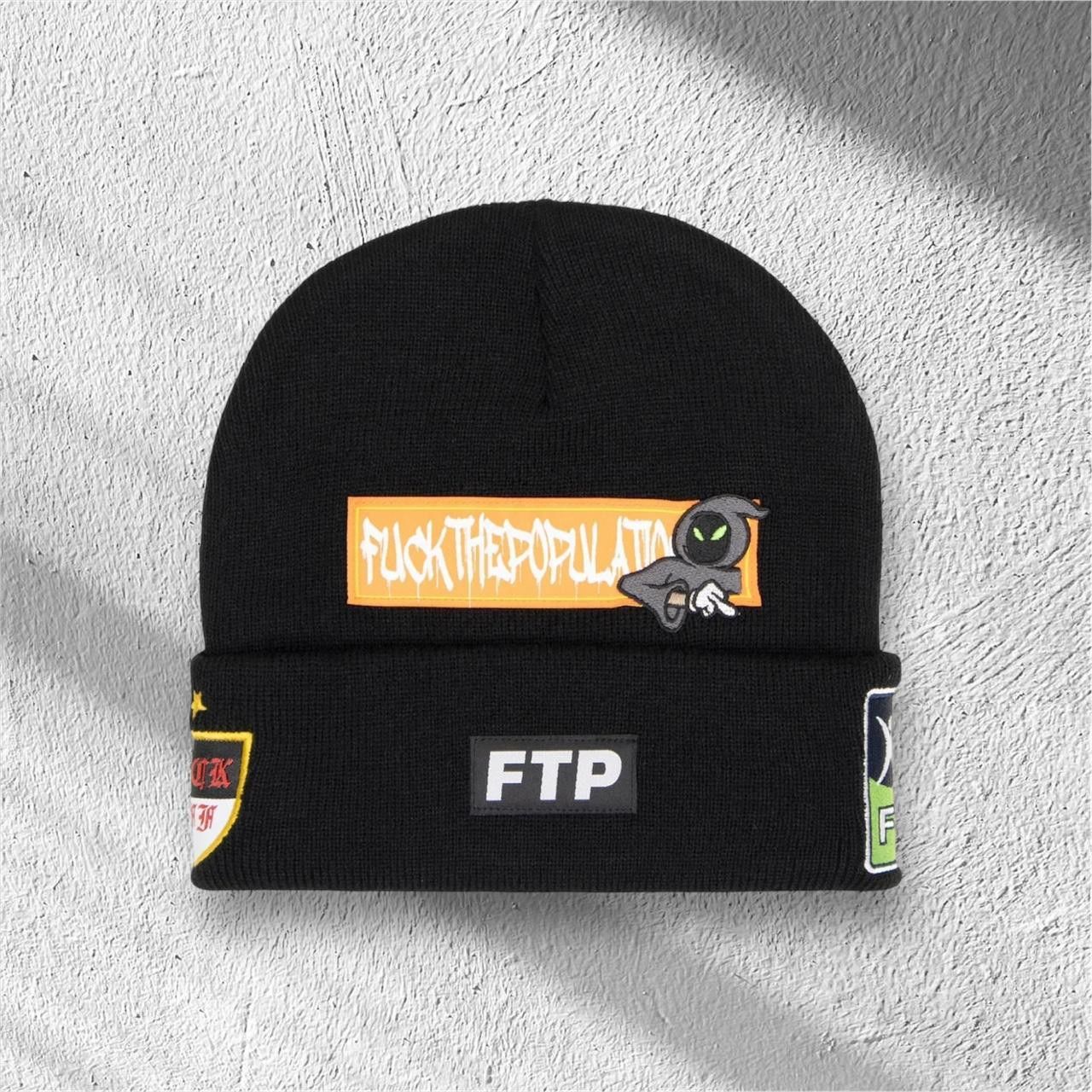 Fuck The Population Ftp Club Logo Beanie Size ONE SIZE - 1 Preview