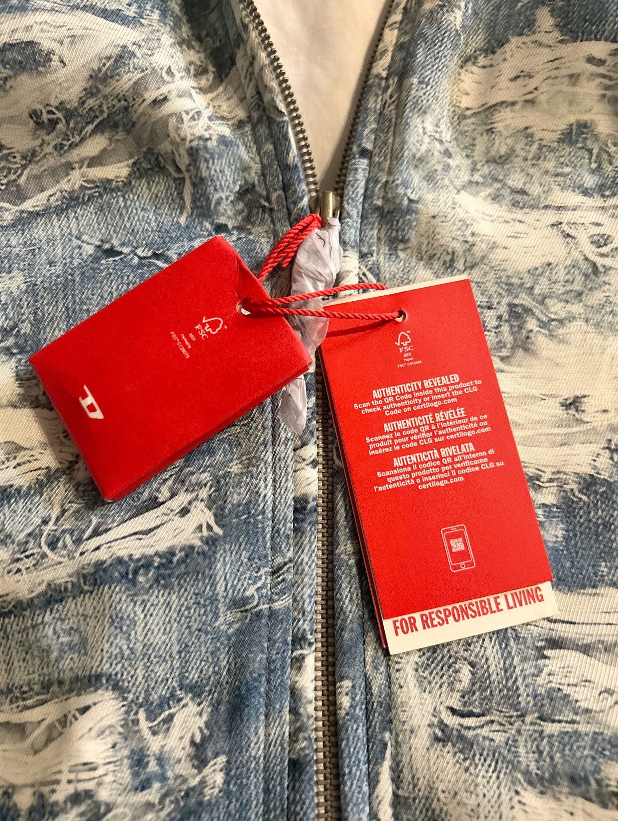 Diesel J-ALSTON JACKET Size US L / EU 52-54 / 3 - 5 Thumbnail