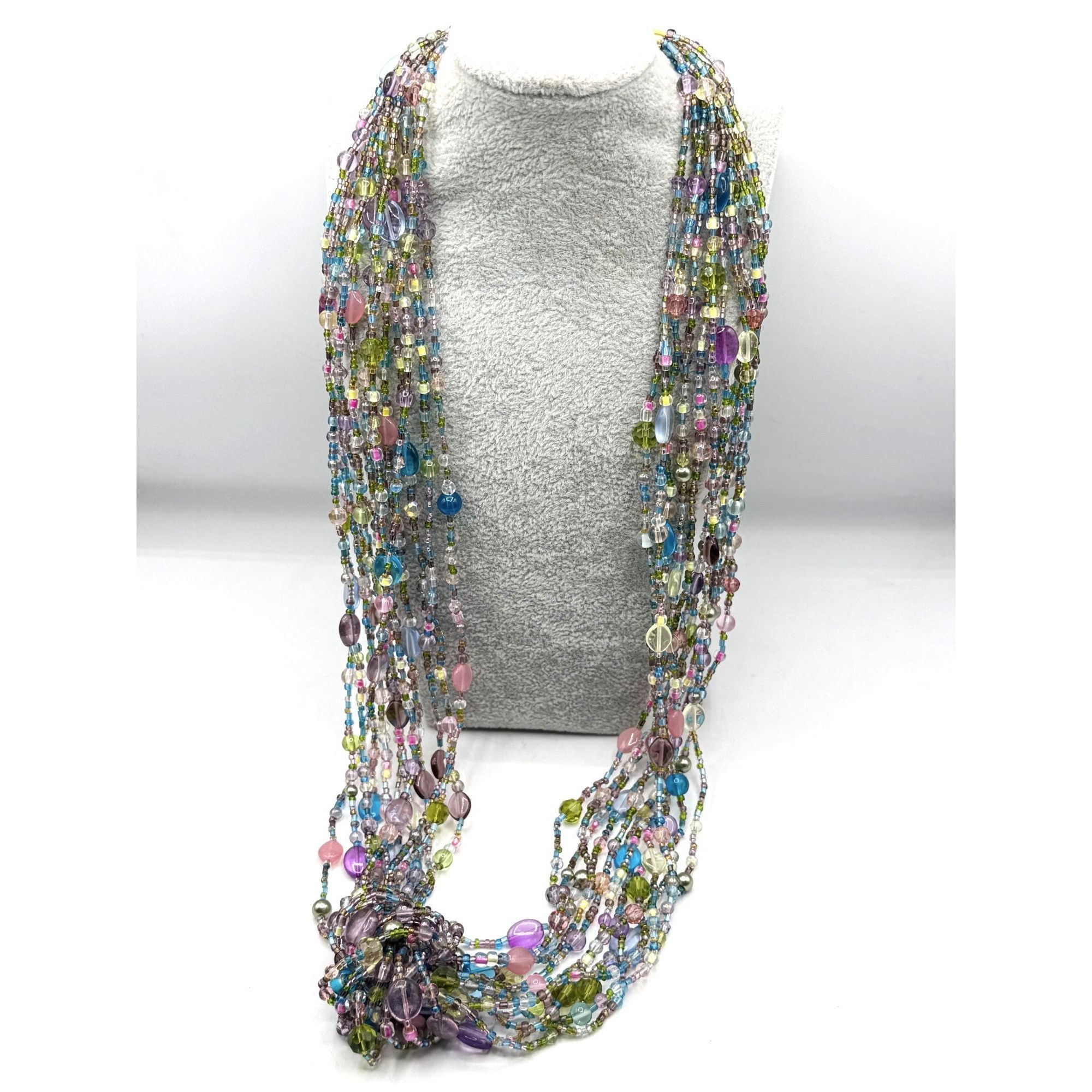 Joan Rivers Joan Rivers Torsade Collection Multi Strand Glass Bead Czech Size ONE SIZE - 7 Thumbnail