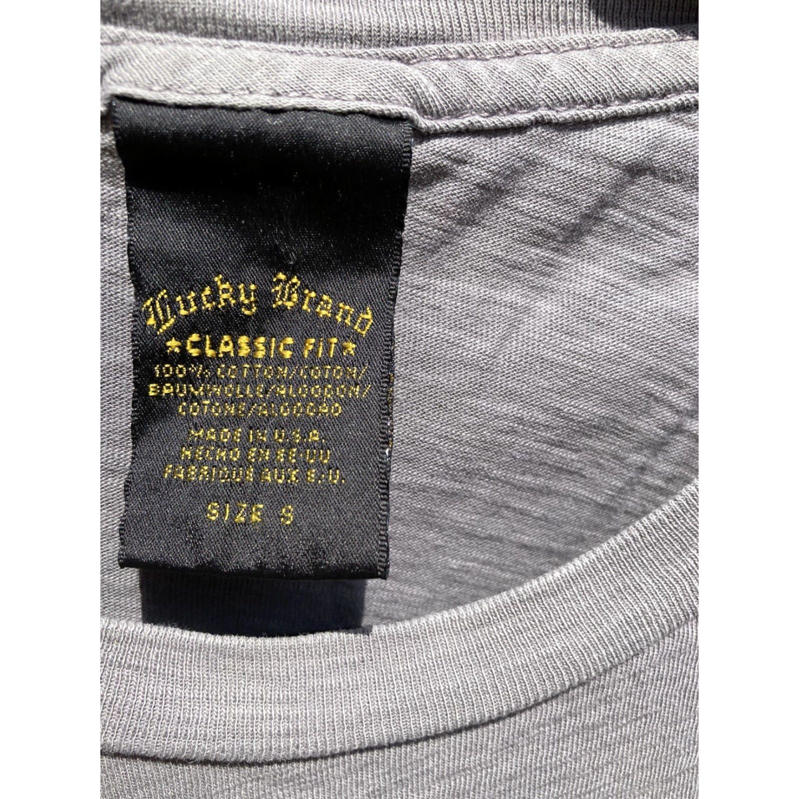 Lucky Brand Lucky Brand Kansas City Motorcycles T-Shirt S Gray Men’s USA Shirt Short Sleeve Crew Neck Vintage? Size US S / EU 44-46 / 1 - 7 Thumbnail