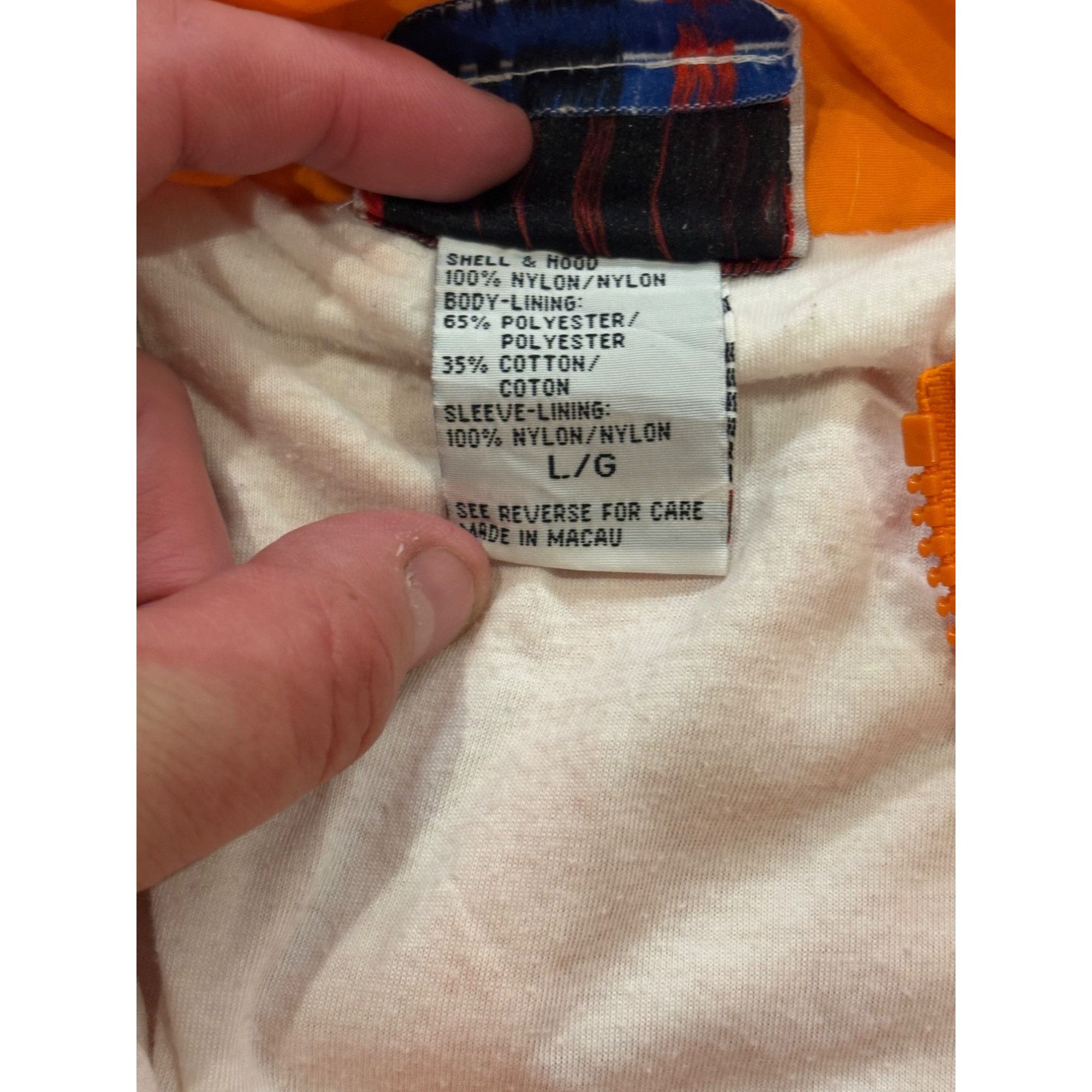 Apex One Vintage 1990's Apex One Tennessee Volunteers Full Zip Windbr Size US L / EU 52-54 / 3 - 8 Thumbnail