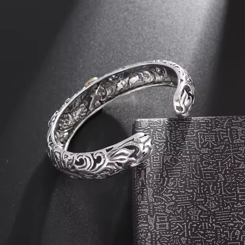 Jewelry × Vintage Retro Vintage Style Koi Fish Bracelet Size ONE SIZE - 2 Thumbnail