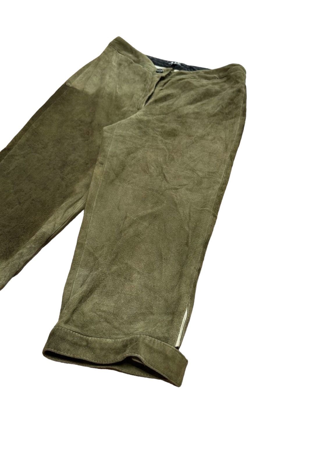 A.P.C. × Leather × Vintage Vtg Apc Suede Short Pants Size US 28 / EU 44 - 6 Thumbnail