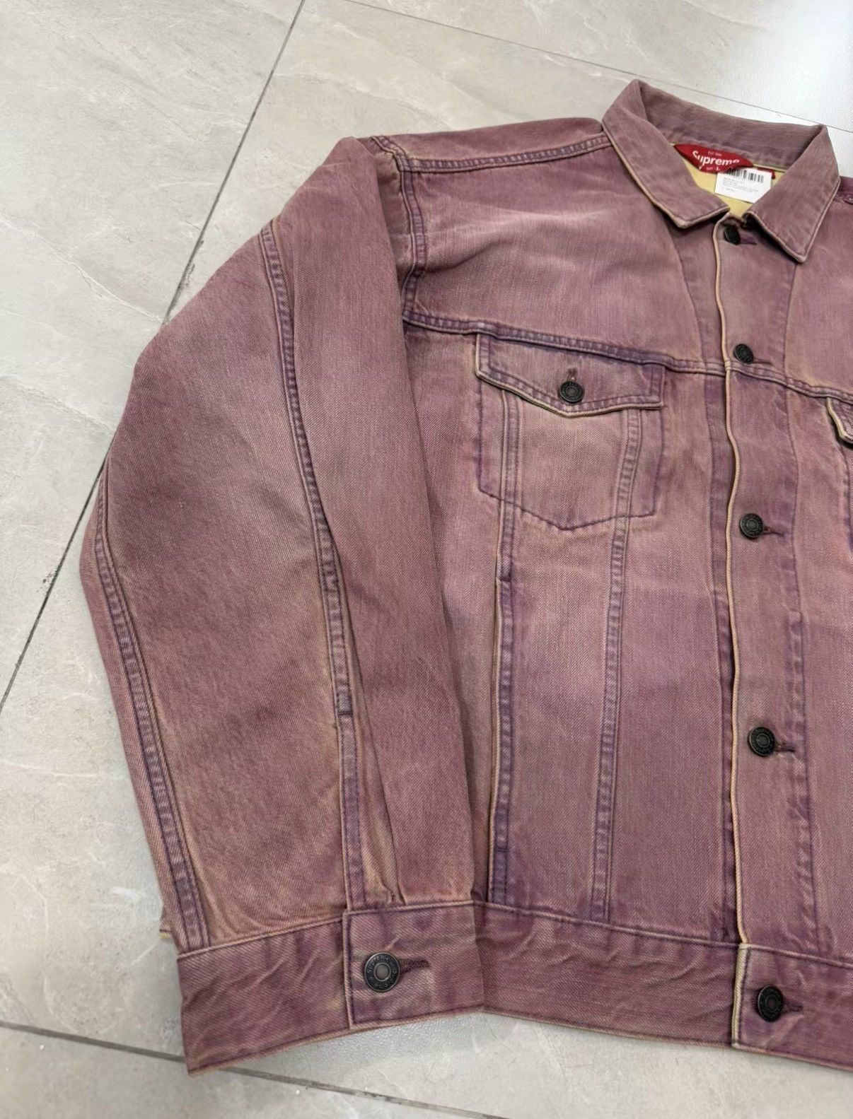 Supreme Supreme SS26 WEEK1 Denim Trucker Jacket J34 Size US L / EU 52-54 / 3 - 2 Thumbnail
