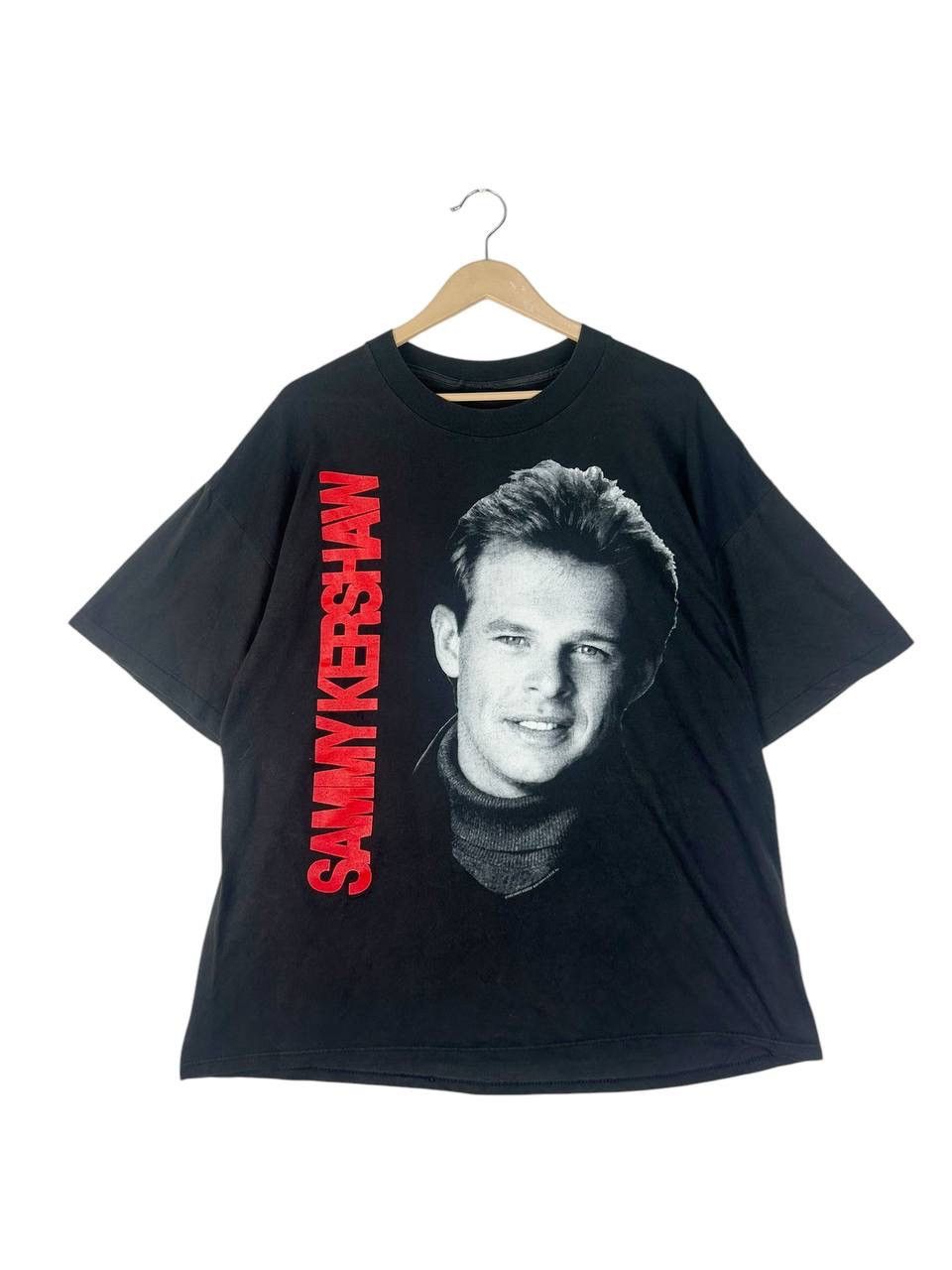 Band Tees × Vintage Vintage 90s Sammy Kershaw Haunted Heart 1993 Tour Size US L / EU 52-54 / 3 - 1 Thumbnail
