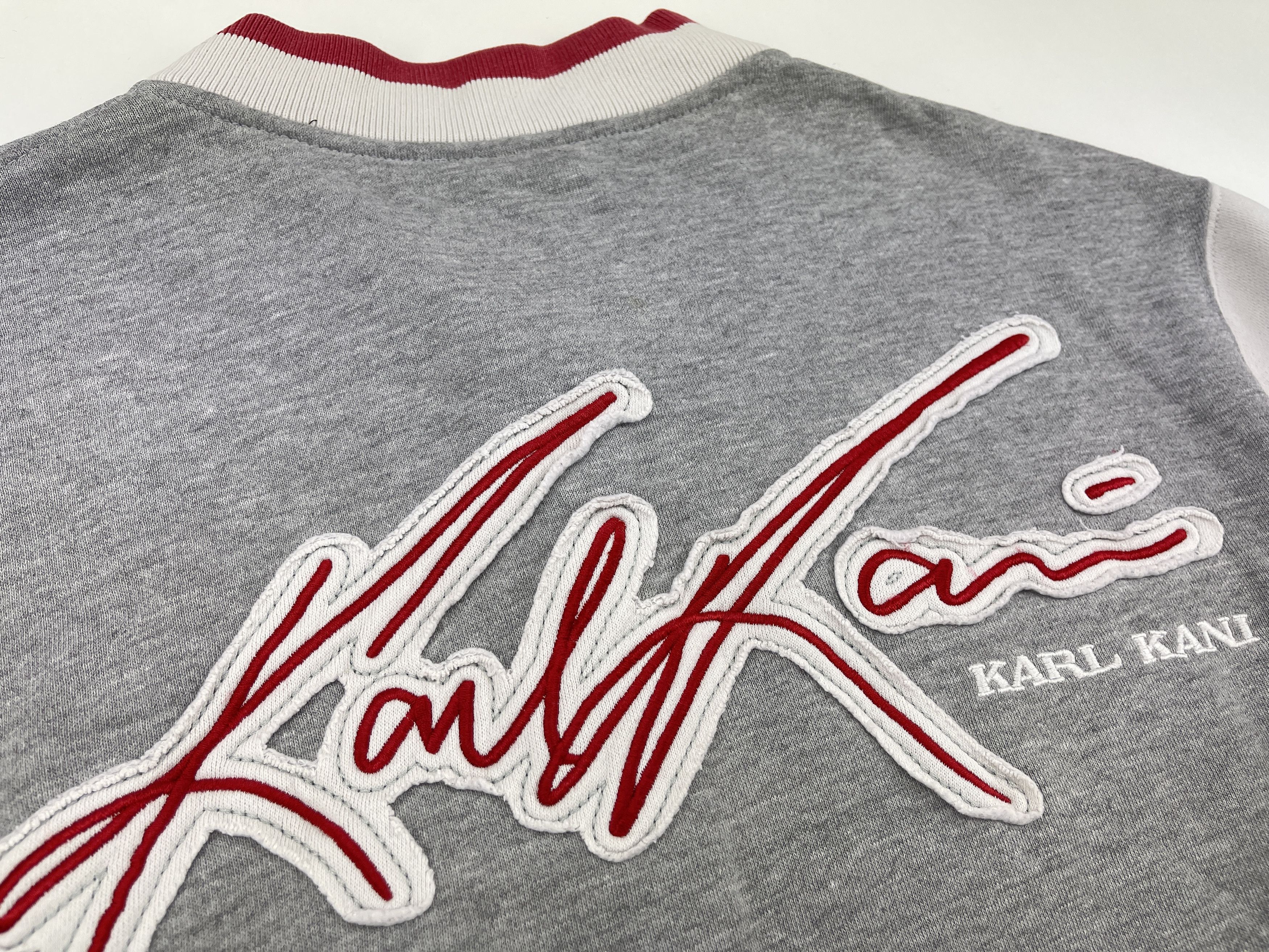 Karl Kani KARL KANI sweatshirt, gray, vintage Kani, 90s hip-hop size M Size US M / EU 48-50 / 2 - 14 Thumbnail