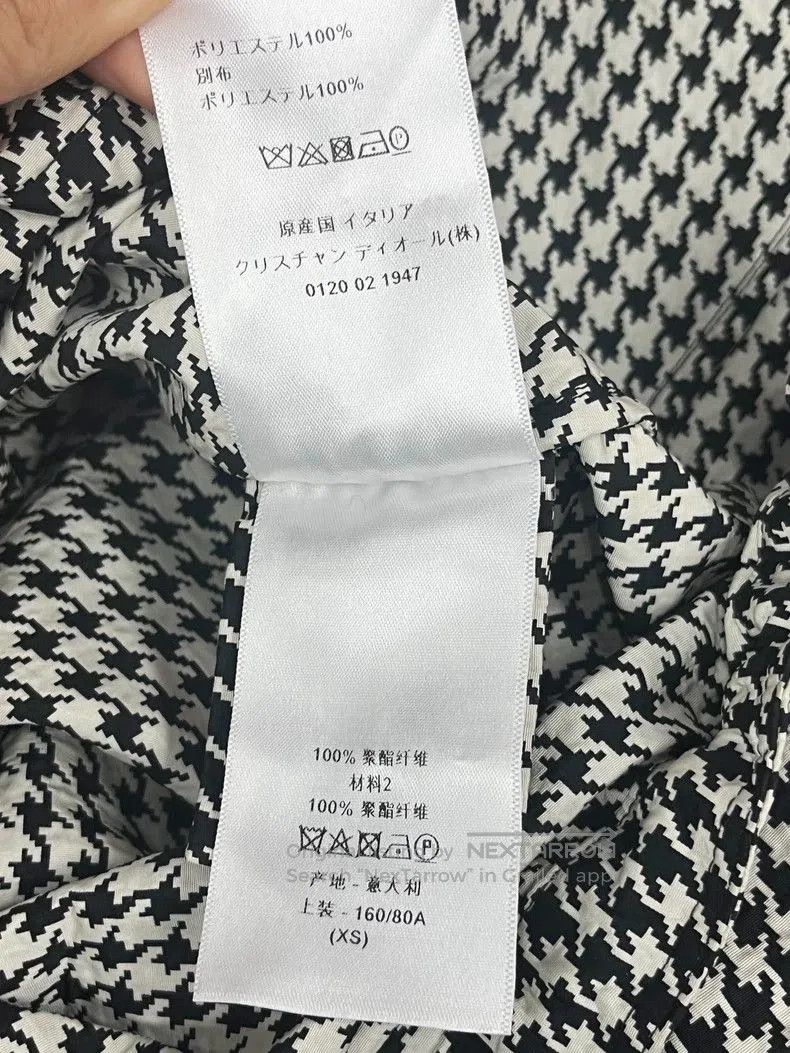 Dior Dior Houndstooth Windbreaker Coat. Size US XS / EU 42 / 0 - 6 Thumbnail