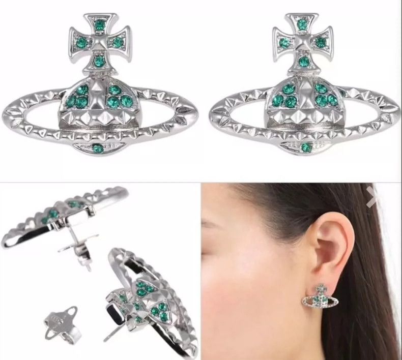 Vivienne Westwood Vivienne Westwood Saturn earring Size ONE SIZE - 1 Thumbnail