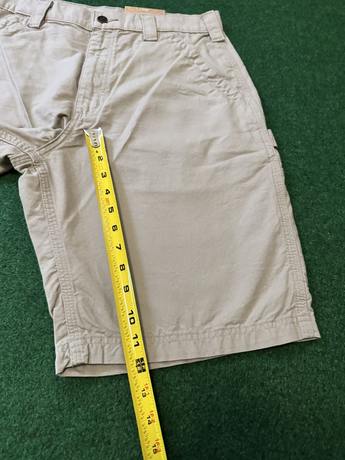Carhartt NWT Carhartt Biege Baggy Skater Grunge Carpenter Shorts Size US 33 - 5 Thumbnail