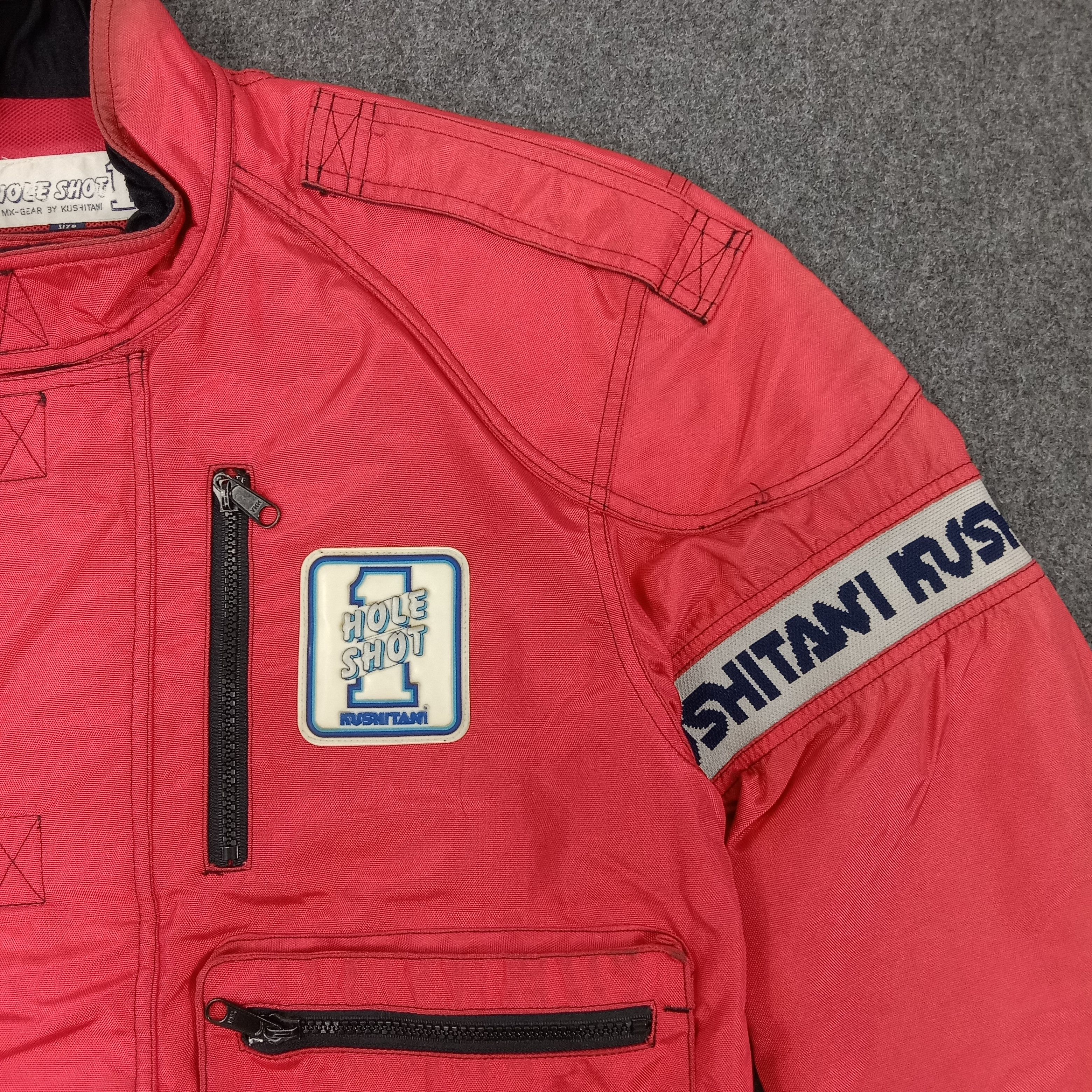 Japanese Brand × Vintage Kushitani Hole Shot 1 Japanese Motorsports Jacket Size US M / EU 48-50 / 2 - 6 Thumbnail