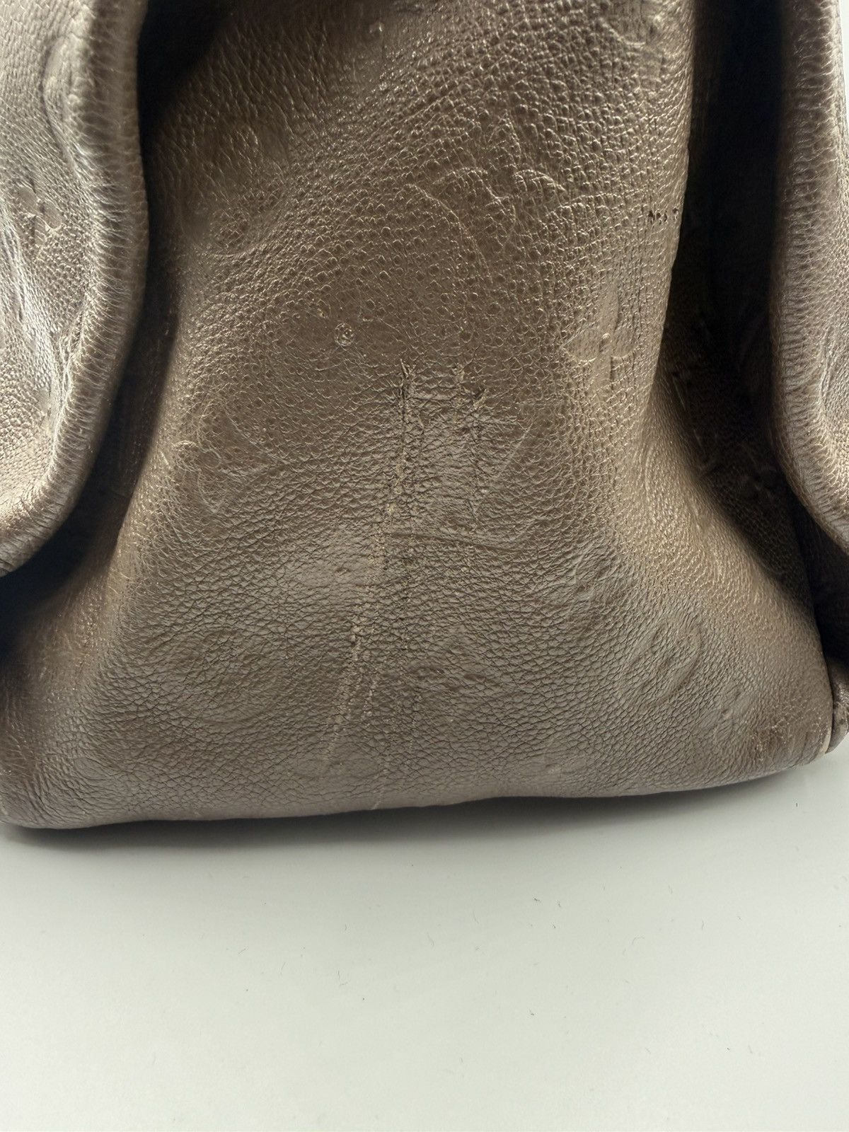 Louis Vuitton Louis Vuitton Empreinte Leather Hobo Bag Brown Taupe Large Size ONE SIZE - 14 Thumbnail