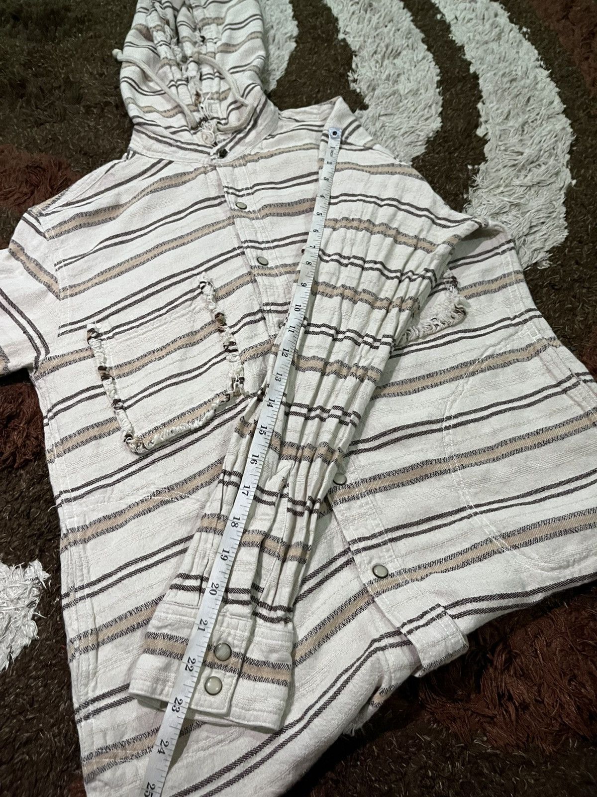Le Grande Bleu (L.G.B.) Japanese Goa flanel hoodie punk style Size US M / EU 48-50 / 2 - 13 Thumbnail