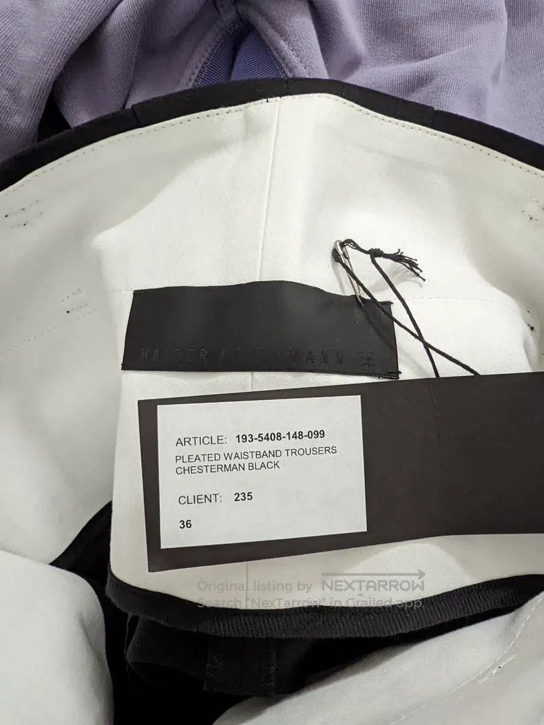 Haider Ackermann Haider Ackermann High-Waisted Wide-Leg Pants Size 25" / US 0 / IT 36 - 4 Thumbnail