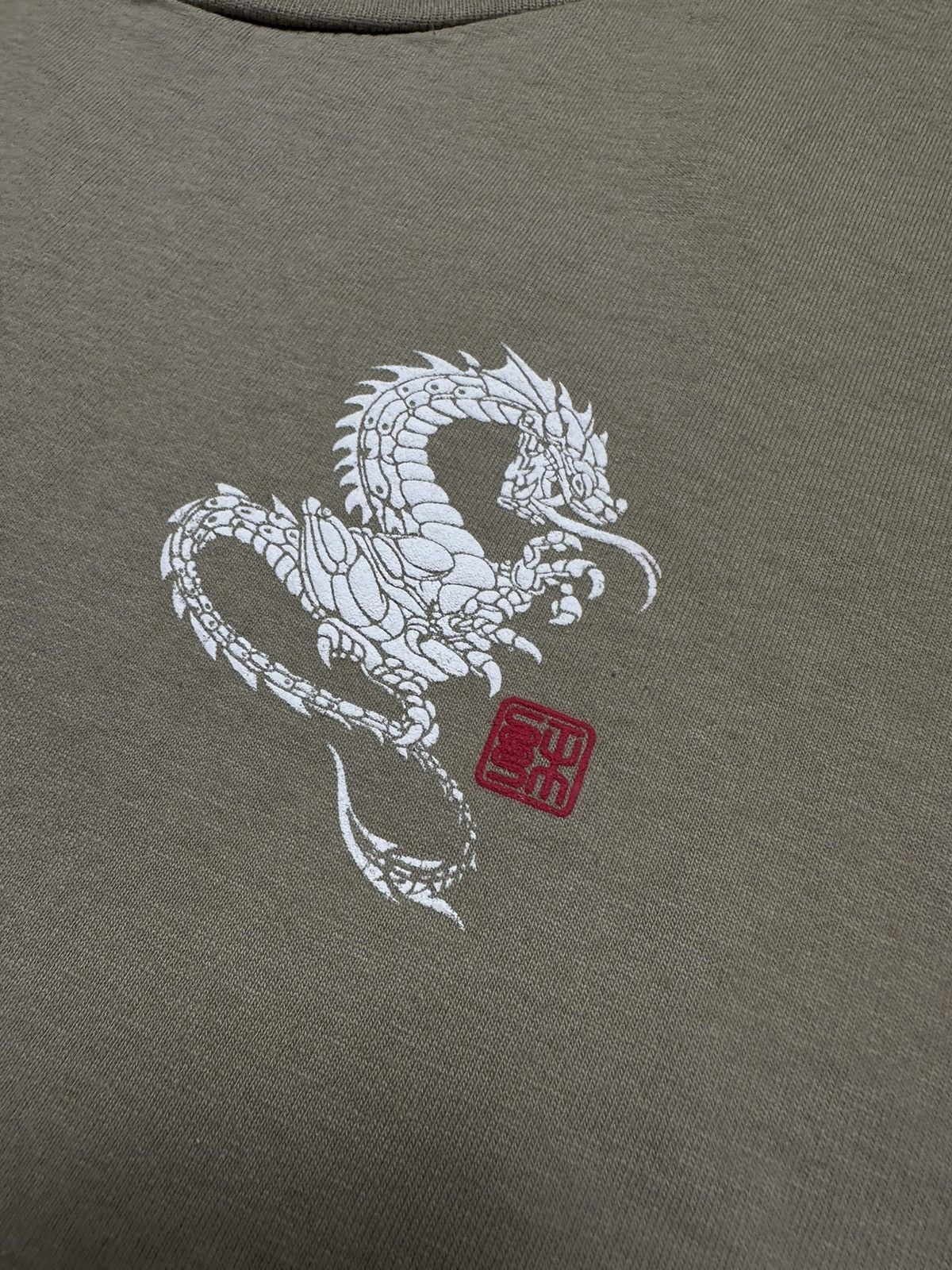 Stussy Vintage 90s Stussy Outdoor Dragon Print Tank Top T shirt Size US XL / EU 56 / 4 - 6 Thumbnail