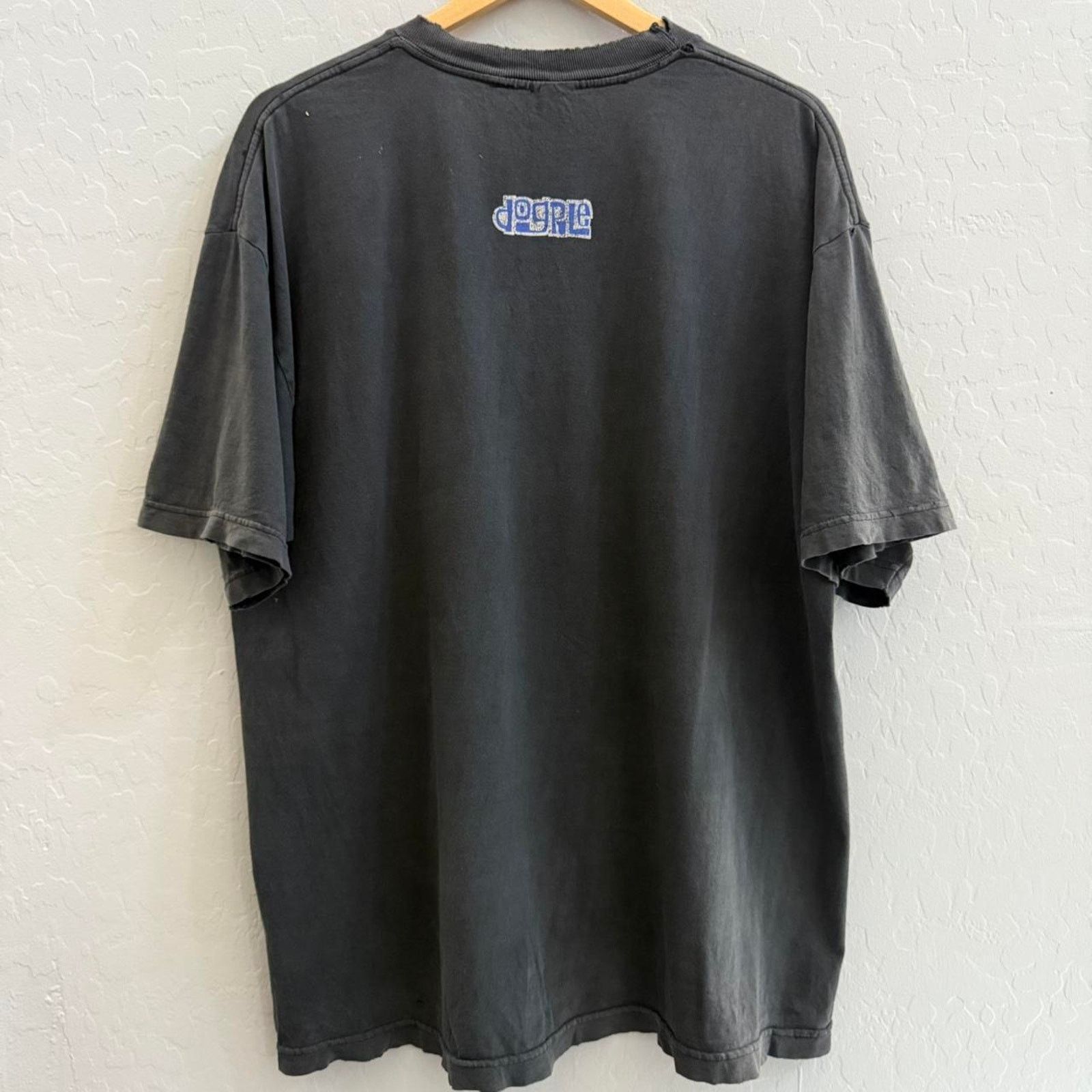 Other Vintage 90s White Trash Distressed Dog Pile Skate T-Shirt Size US XL / EU 56 / 4 - 3 Thumbnail
