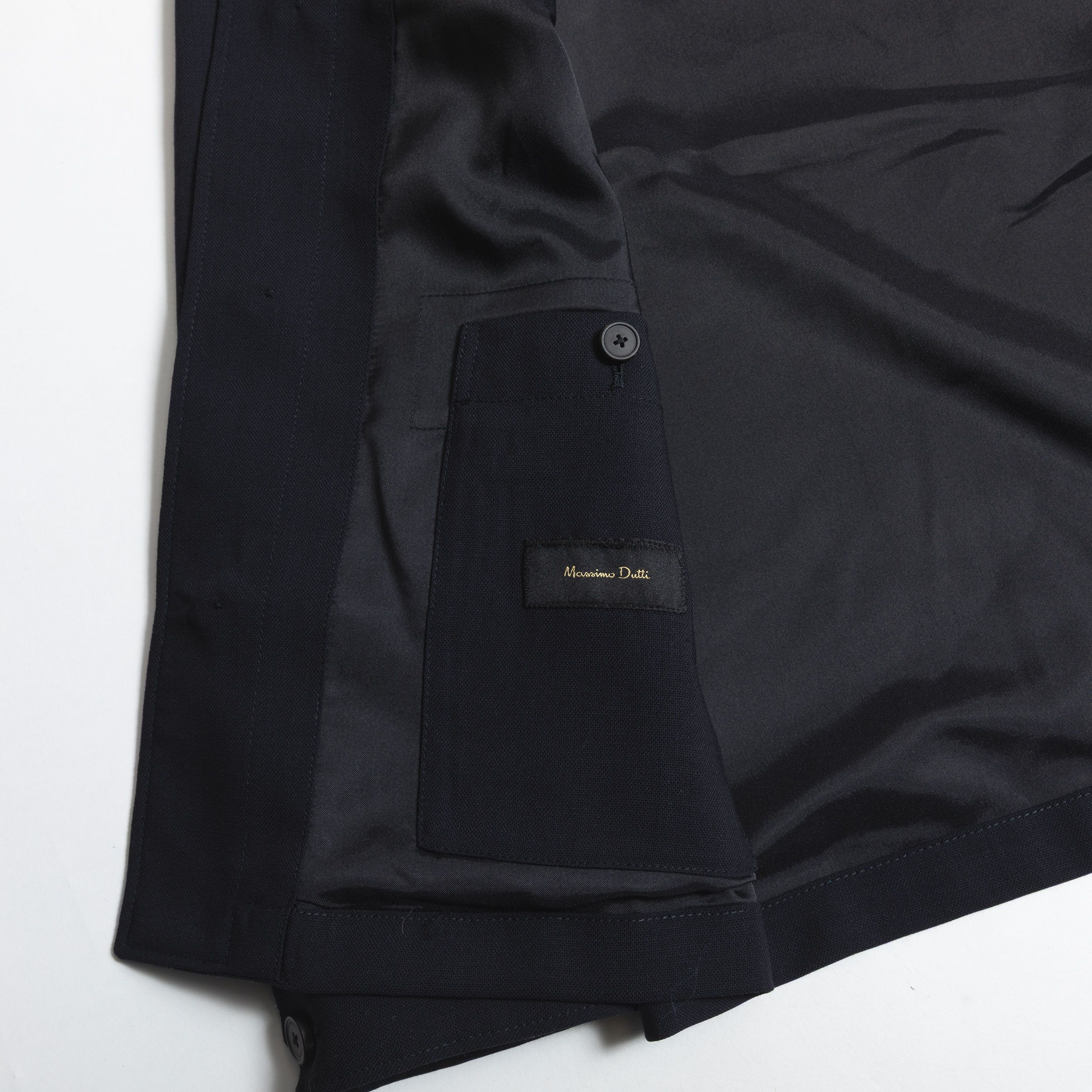 Massimo Dutti Massimo Dutti Navy Blue Tech Wool Overshirt Jacket S SS23 Size US S / EU 44-46 / 1 - 5 Thumbnail