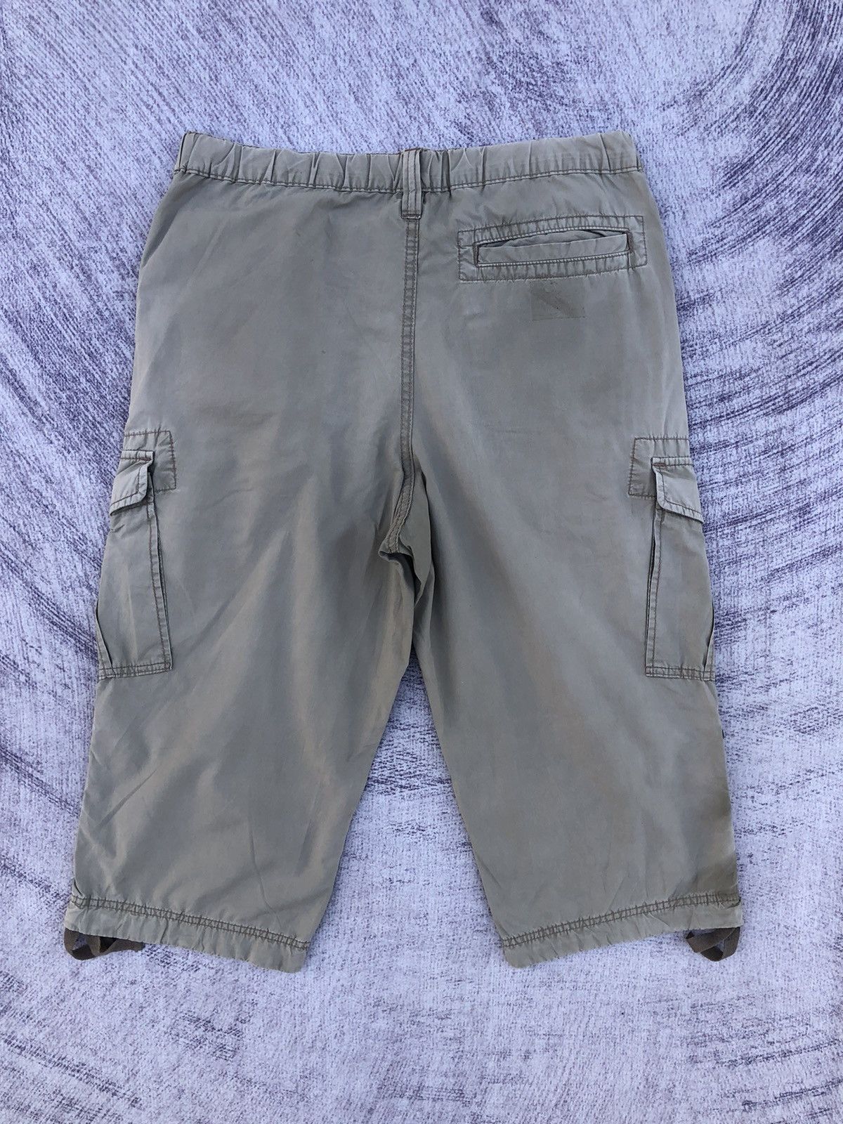 Japanese Brand × Uniqlo 🔴Uniqlo X Cropped Cargo Pants Multipocket Stretchable Size US 31 - 9 Thumbnail