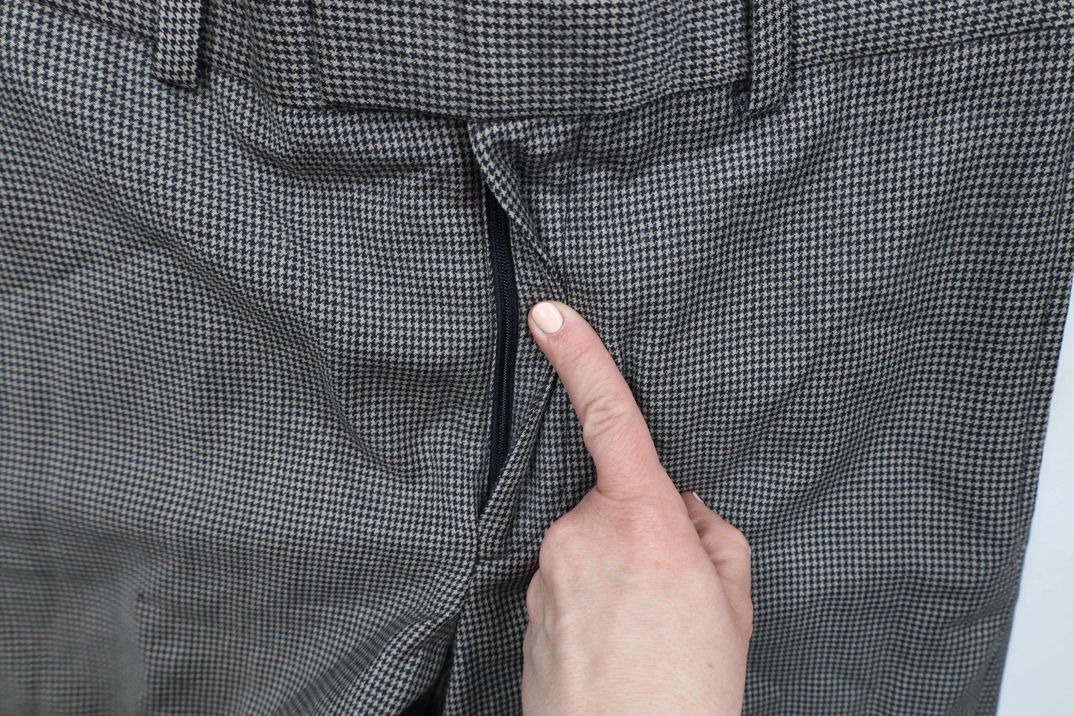 Eddie Bauer × Vintage Vintage 90s Eddie Bauer Wool Houndstooth Chino Pants Size US 30 / EU 46 - 6 Thumbnail