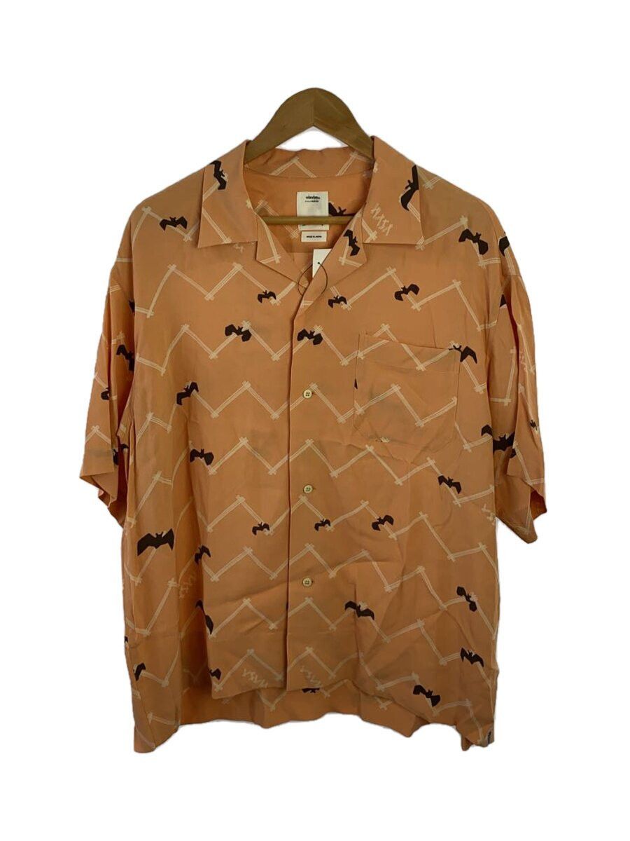 Visvim Orange Rayon Copa Bats Shirt Size US S / EU 44-46 / 1 - 1 Thumbnail