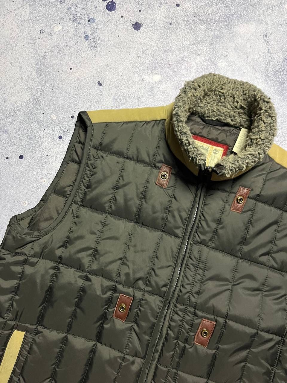Timberland Timberland 90’s Vintage Brown Puffer Vest Size US M / EU 48-50 / 2 - 3 Thumbnail