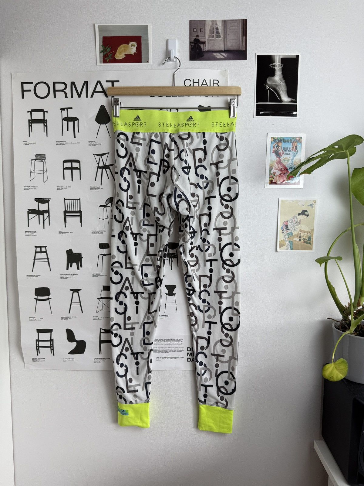 Adidas × Stella McCartney Adidas x Stella McCartney monogram leggings sportswear rare Size 27" / US 4 / IT 40 - 2 Thumbnail