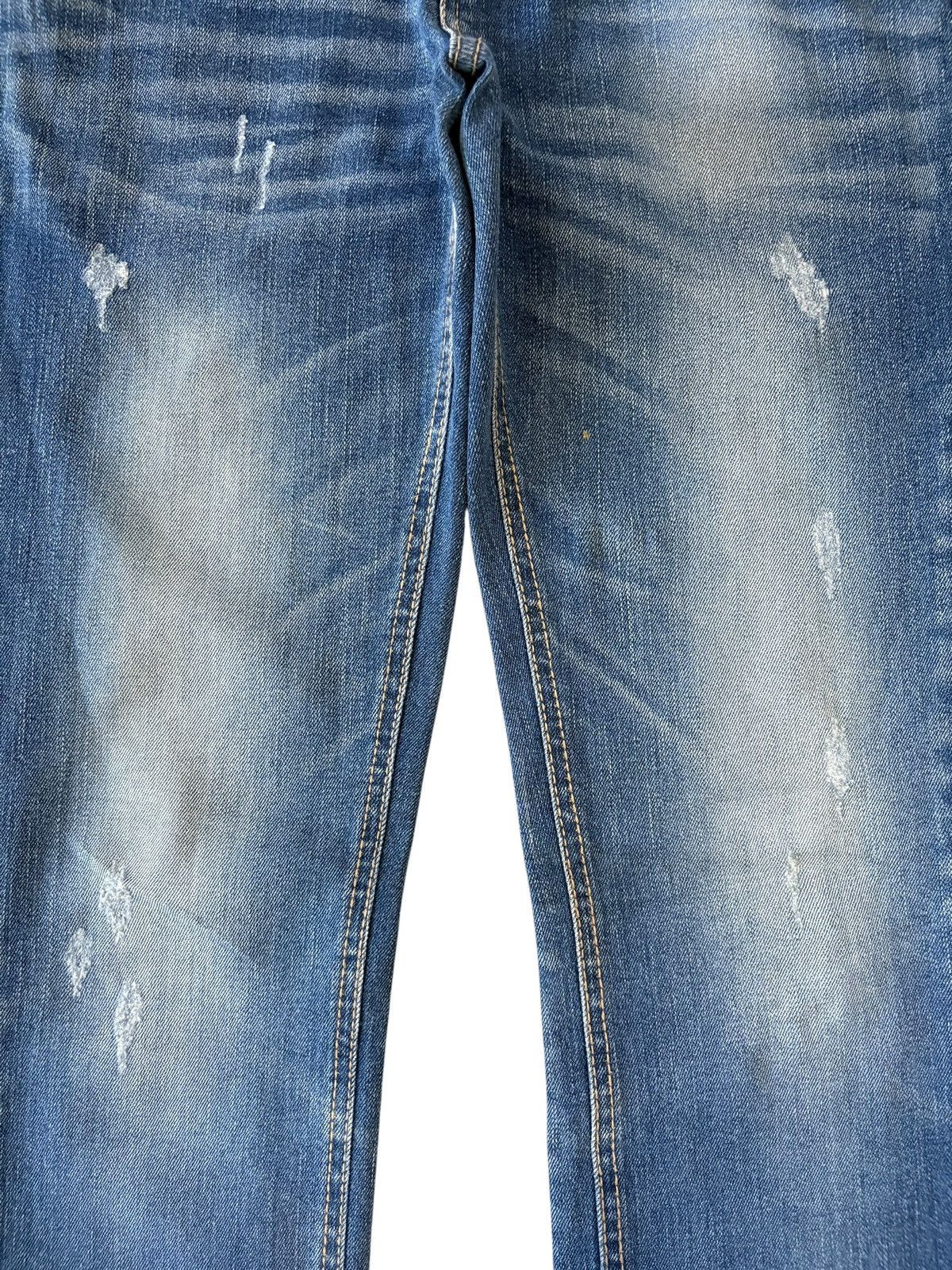 Dolce & Gabbana Vintage Italy Dolce Gabbana Distressed Clawmark Jeans Size 31" - 3 Thumbnail