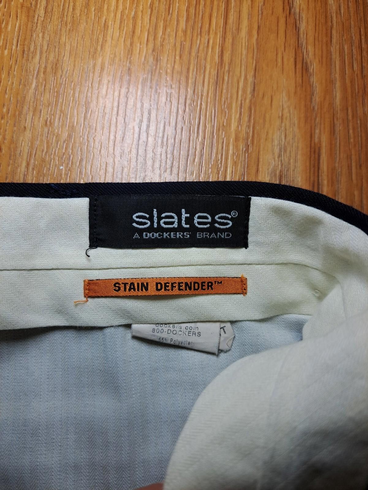 Dockers Slates Dockers Suit Pants 34x29 Navy Wool Stain Defender Size US 34 / EU 50 - 2 Thumbnail