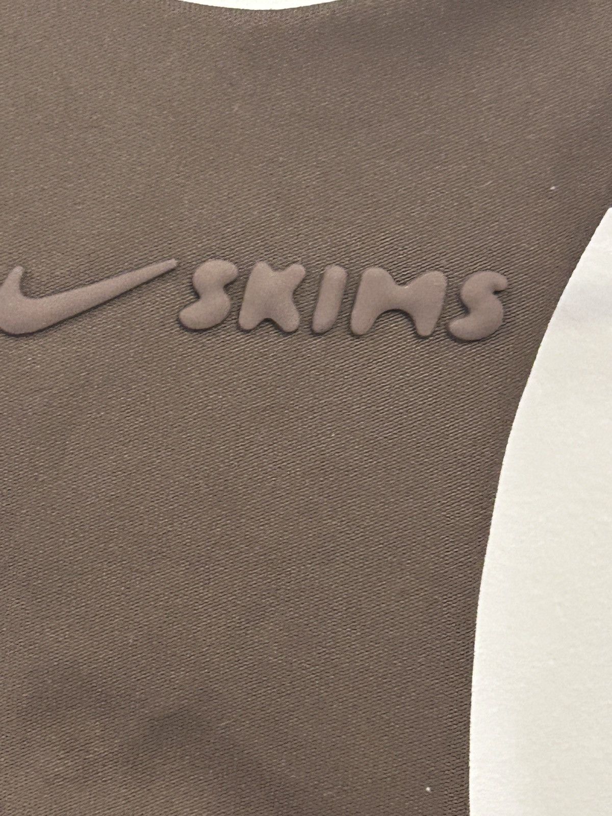 SKIMS Nike x SKIMS Women's Matte Racer Long Onesie Dark Sepia M Size 30" / US 8 / IT 44 - 5 Thumbnail