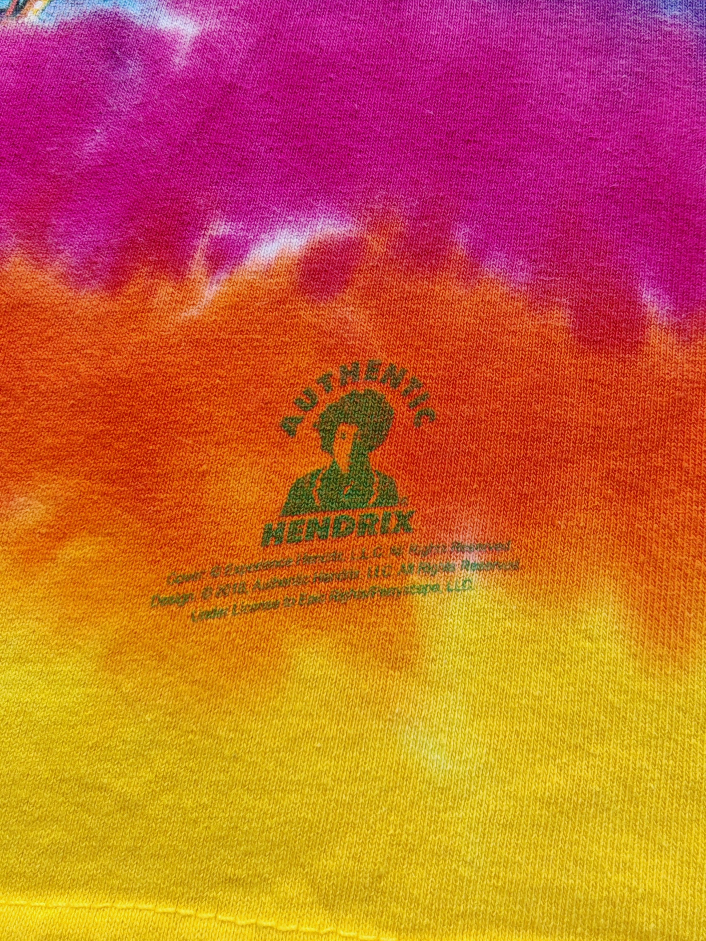 Jimi Hendrix *RARE* Vintage Jimi Hendrix Liquid Blue Tie-Dye Shirt Size US M / EU 48-50 / 2 - 3 Thumbnail