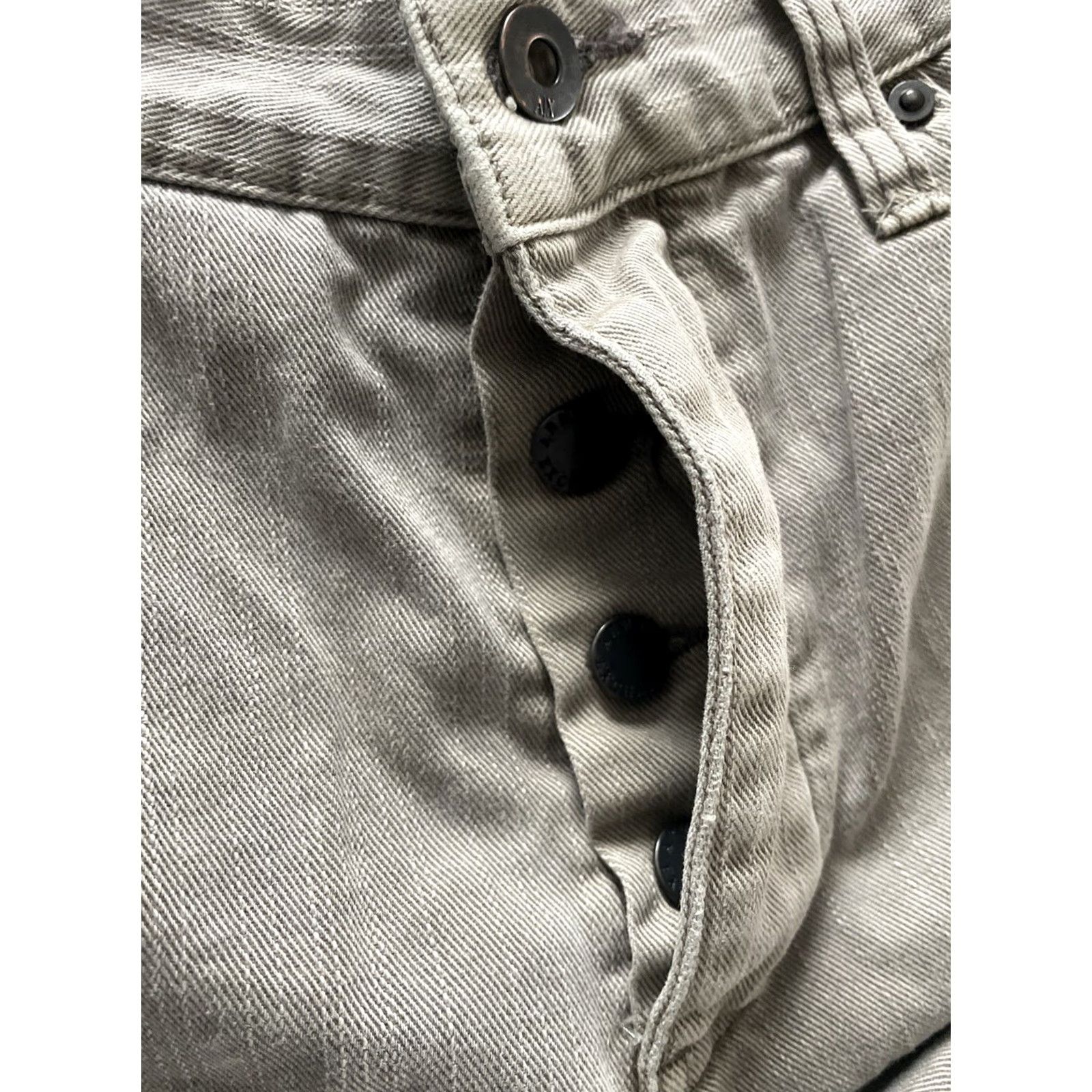 Armani Exchange VINTAGE Armani Exchange Jeans Men 36x29 Denim Studded Straight 90s Grunge Gray Size US 36 / EU 52 - 7 Thumbnail