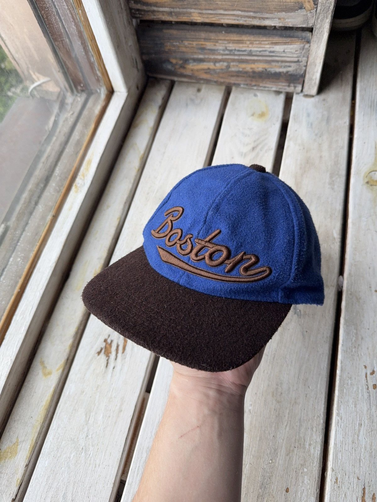 Vintage Vintage 90s Boston Logo USA cap streetwear style Size ONE SIZE - 1 Thumbnail