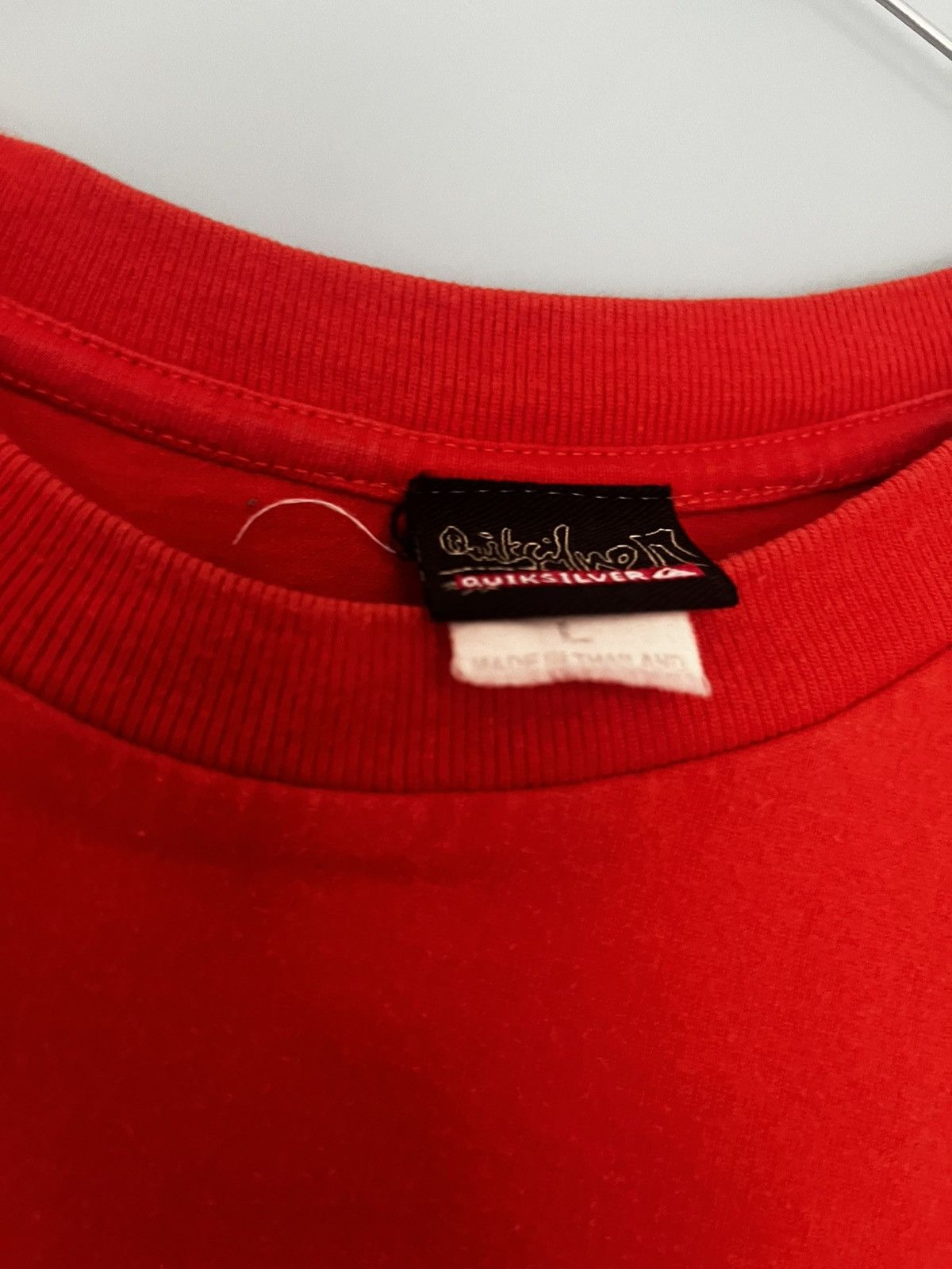 Quicksilver × Quiksilver × Vintage Vintage Quiksilver Red Skull Graphic T-Shirt Size US M / EU 48-50 / 2 - 2 Thumbnail