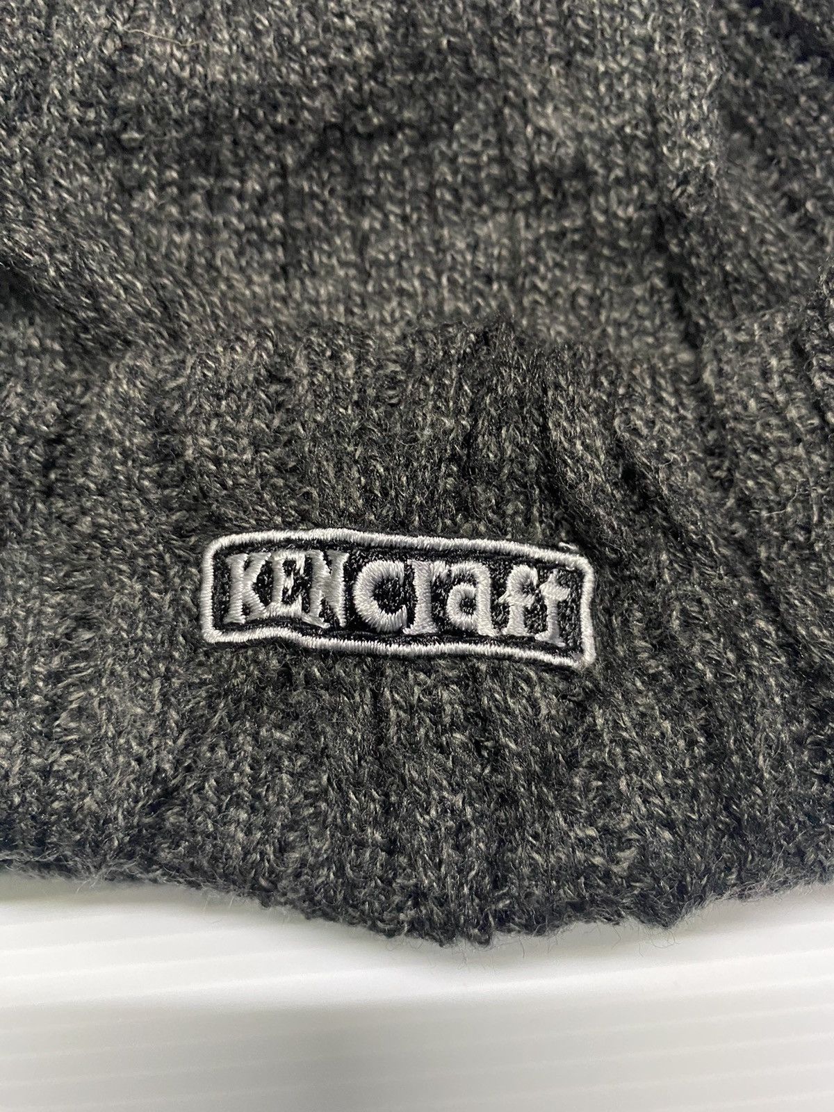 Japanese Brand Ken Craft Embroidery Beanie Hat Size ONE SIZE - 2 Thumbnail