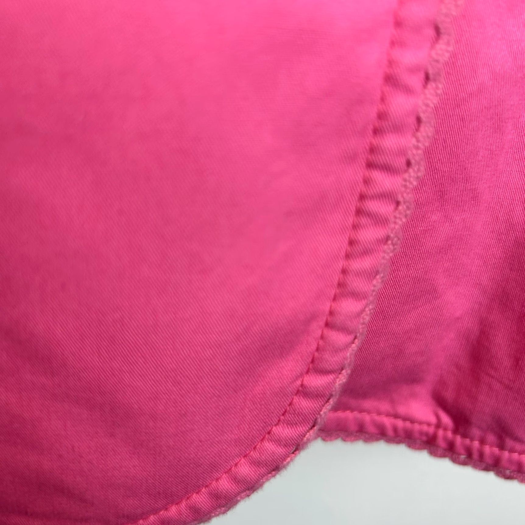 Vintage L.L. Bean Jacket Women 20 Plus Cotton Pink | Solid Button-Front Basic Jacket | Vintage? No Size 3XL / US 20-22 - 5 Thumbnail
